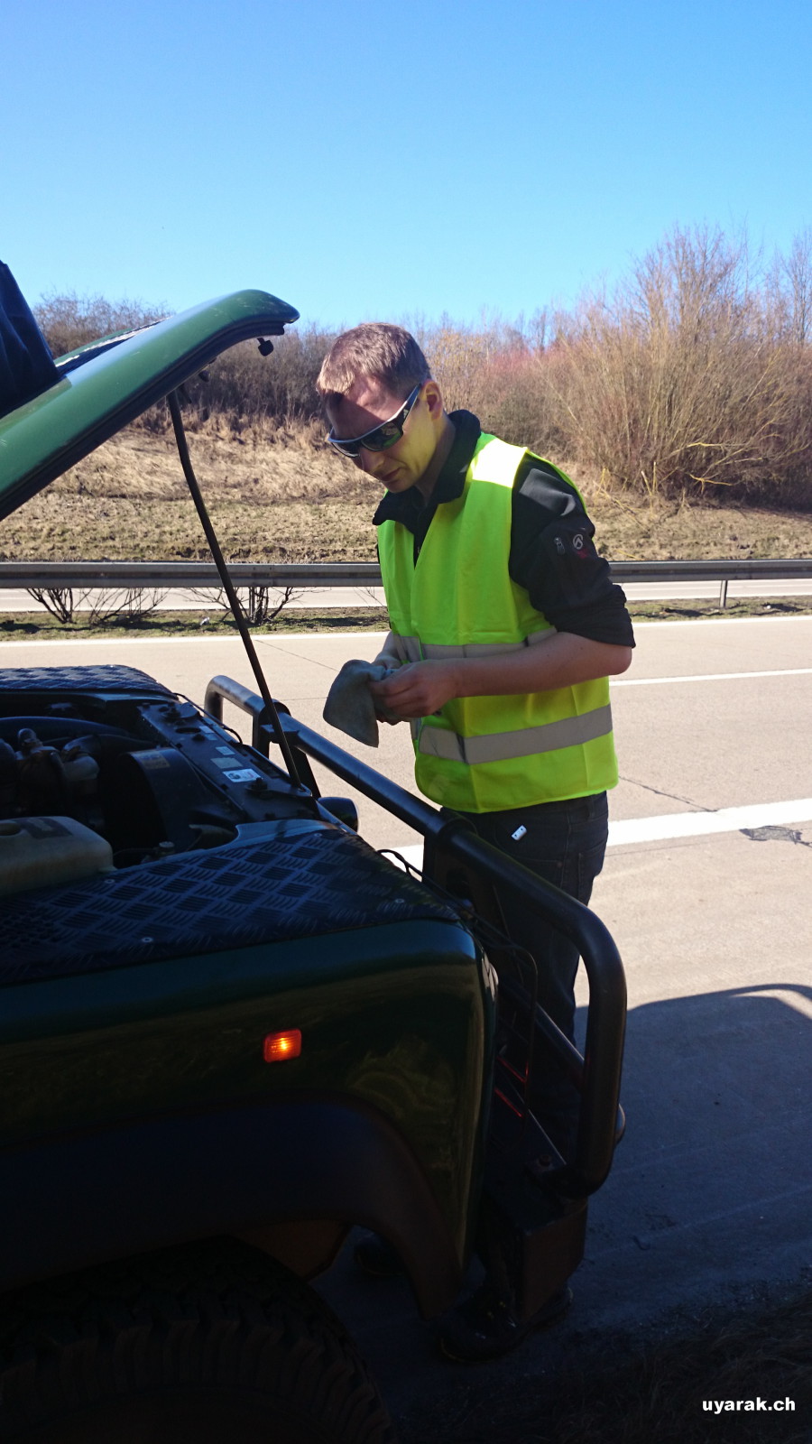 Panne auf der A7 