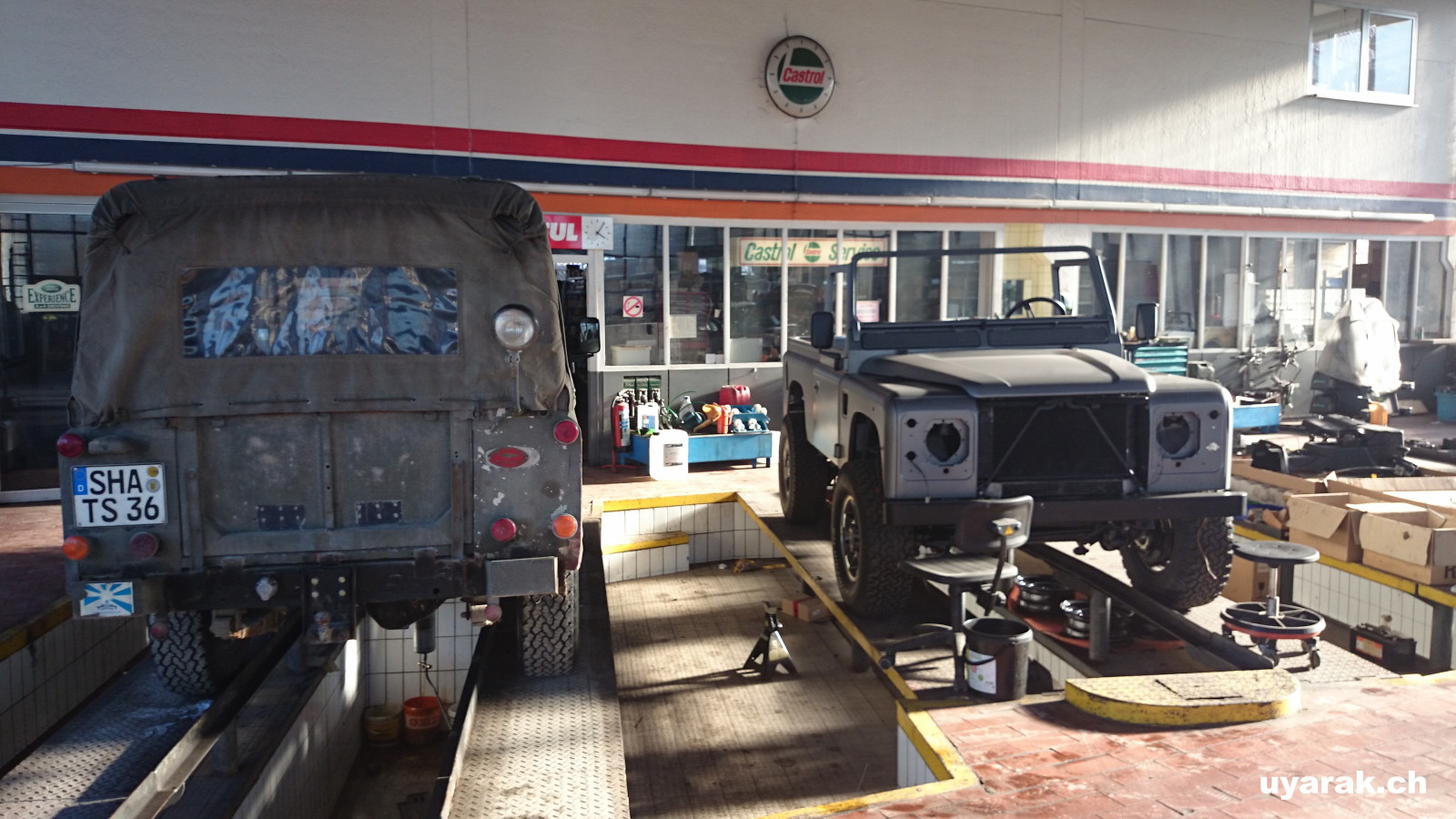 Andere Land Rover in der Werkstatt 