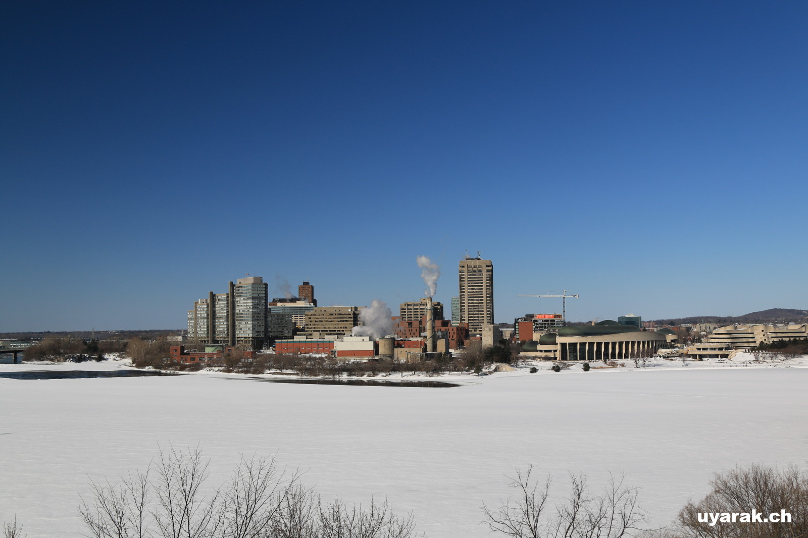 Blick über den Ottawa River nach Gatineau 