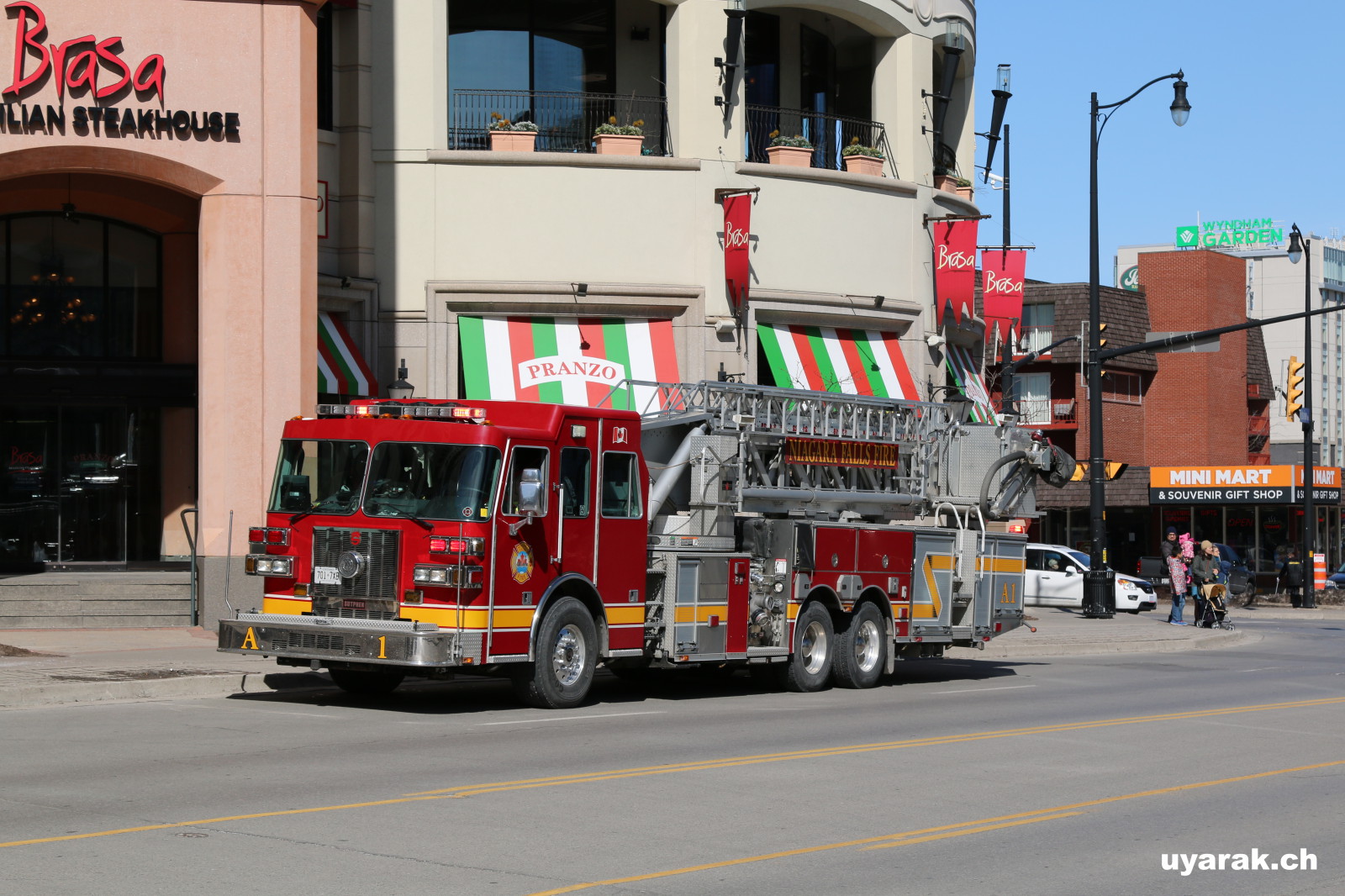 Feuerwehrfahrzeug in Niagara Falls 