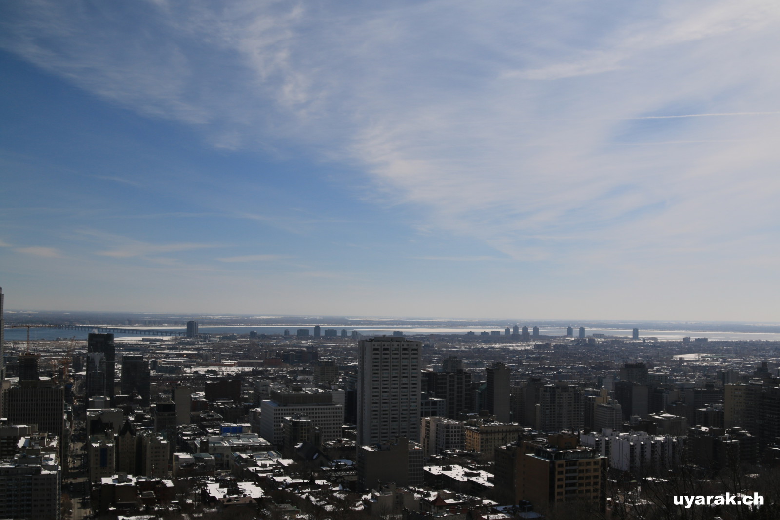 Blick vom Mont Royal auf Montréal 