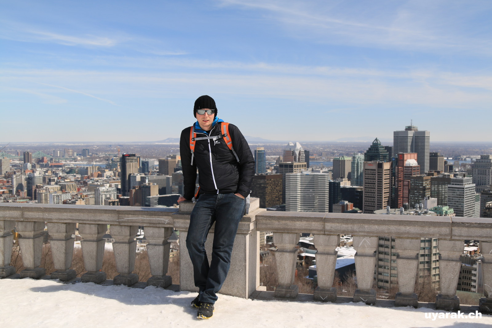 Blick vom Mont Royal auf Montréal 