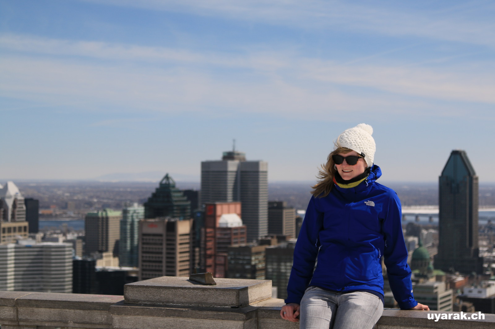 Blick vom Mont Royal auf Montréal 