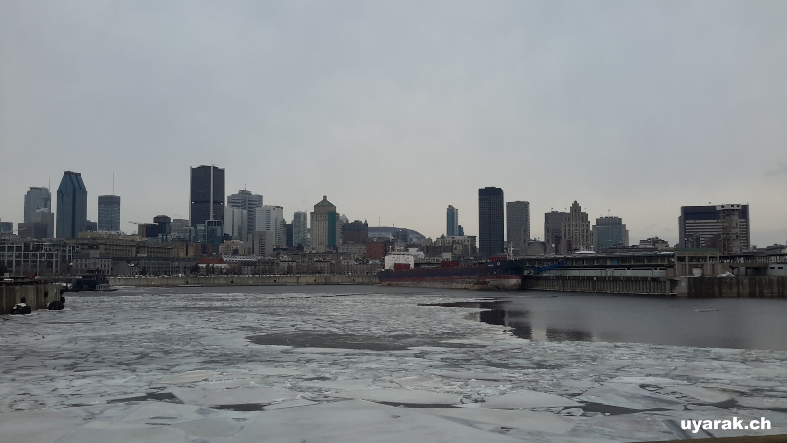 Blick vom Marc-Drouin Quay auf Montréal 