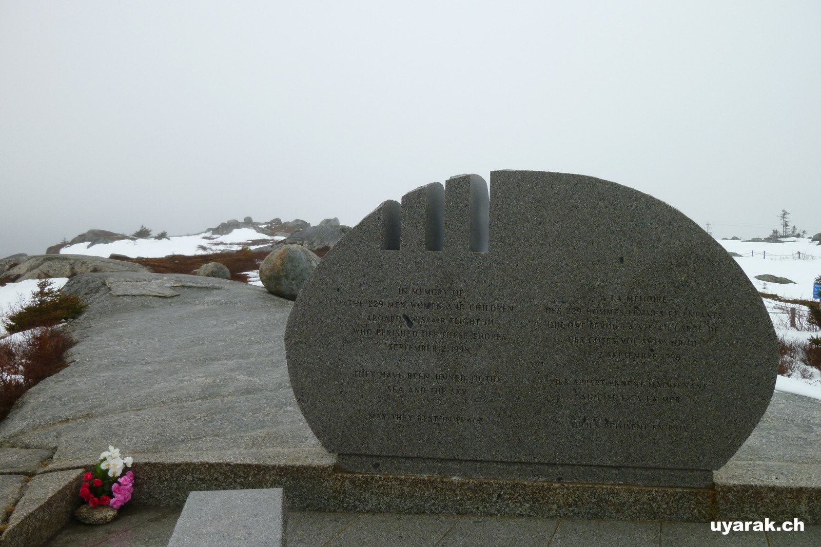 Gedenkstätte zum Absturz von Swissair Flug 111 