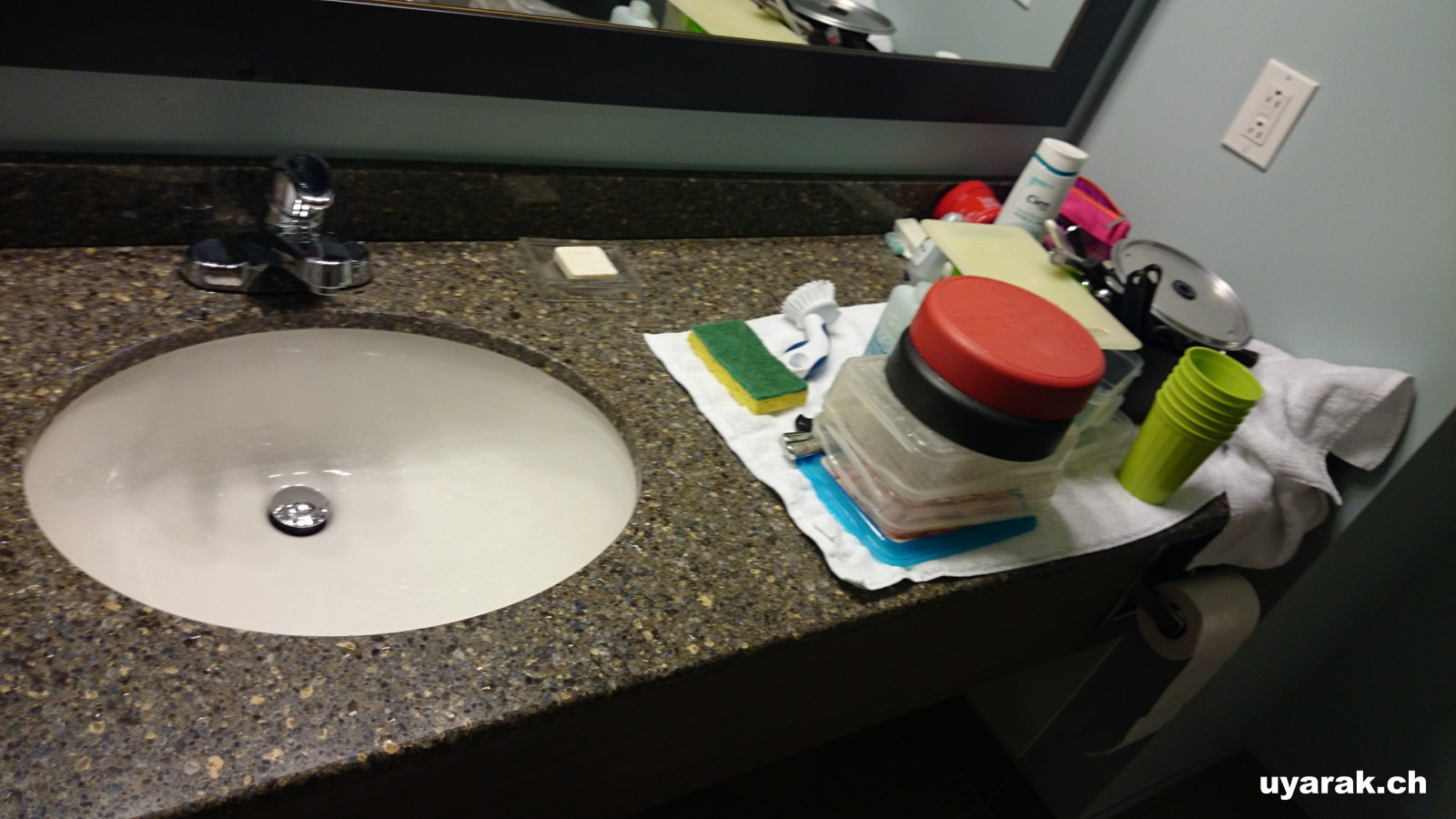 Abwasch im Motel, Liverpool, Nova Scotia 