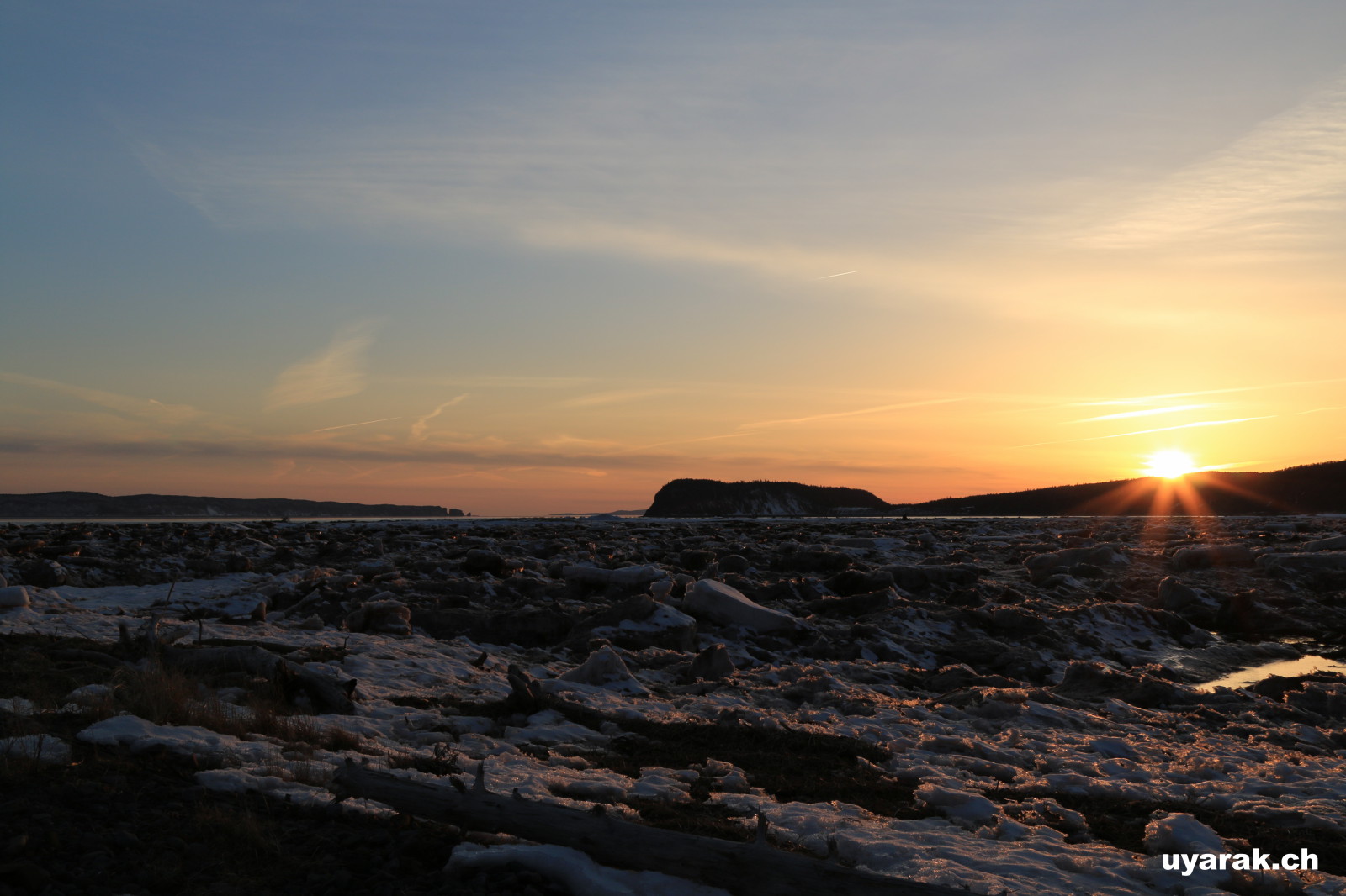 Sonnenuntergang bei Parrsboro 
