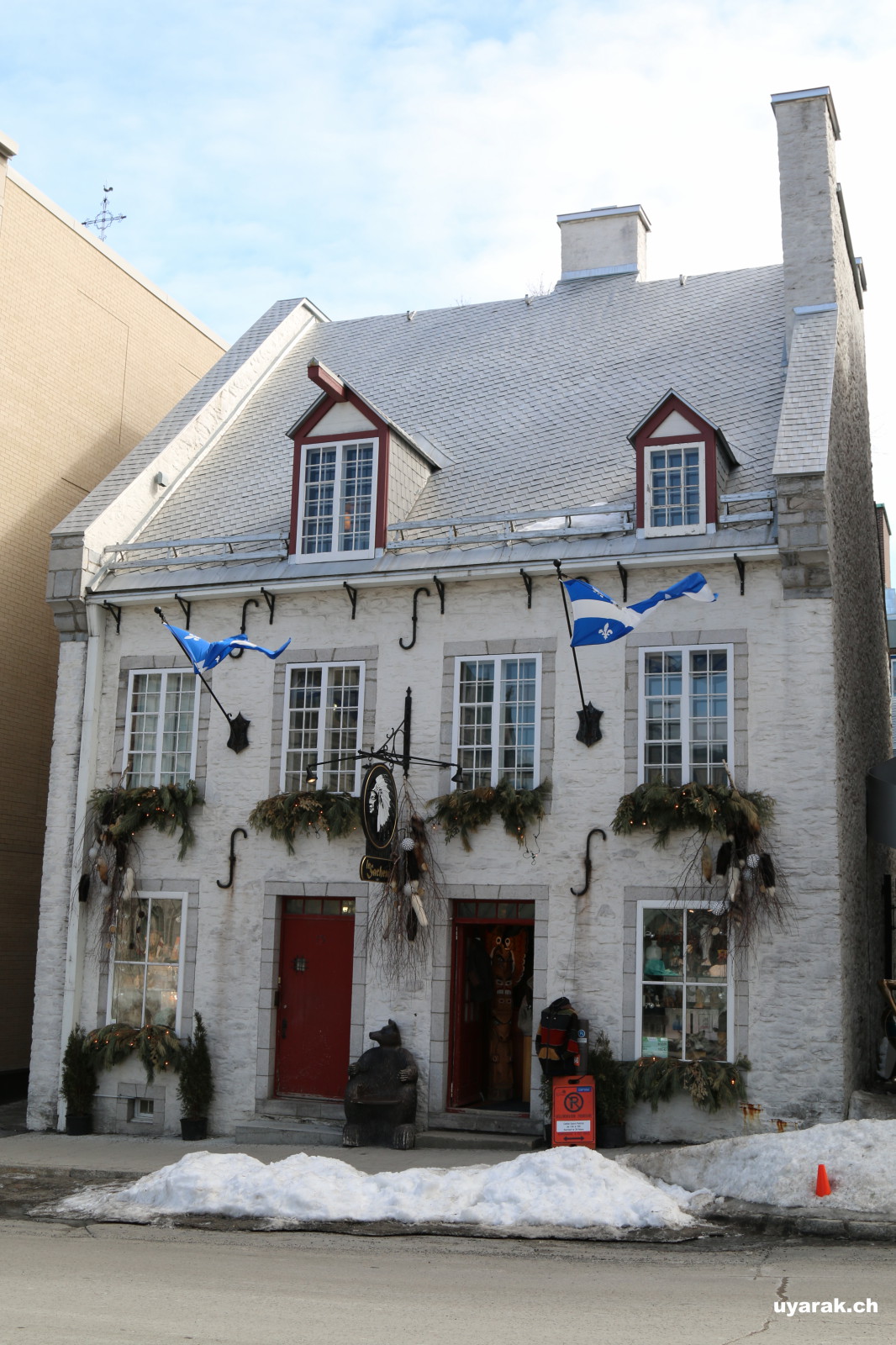 Altes Gebäude in Vieux-Québec 