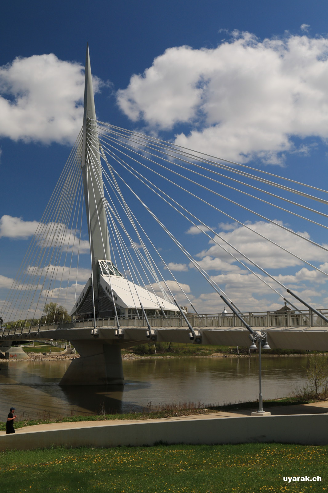 Esplanade-Riel-Brücke, Winnipeg, Manitoba