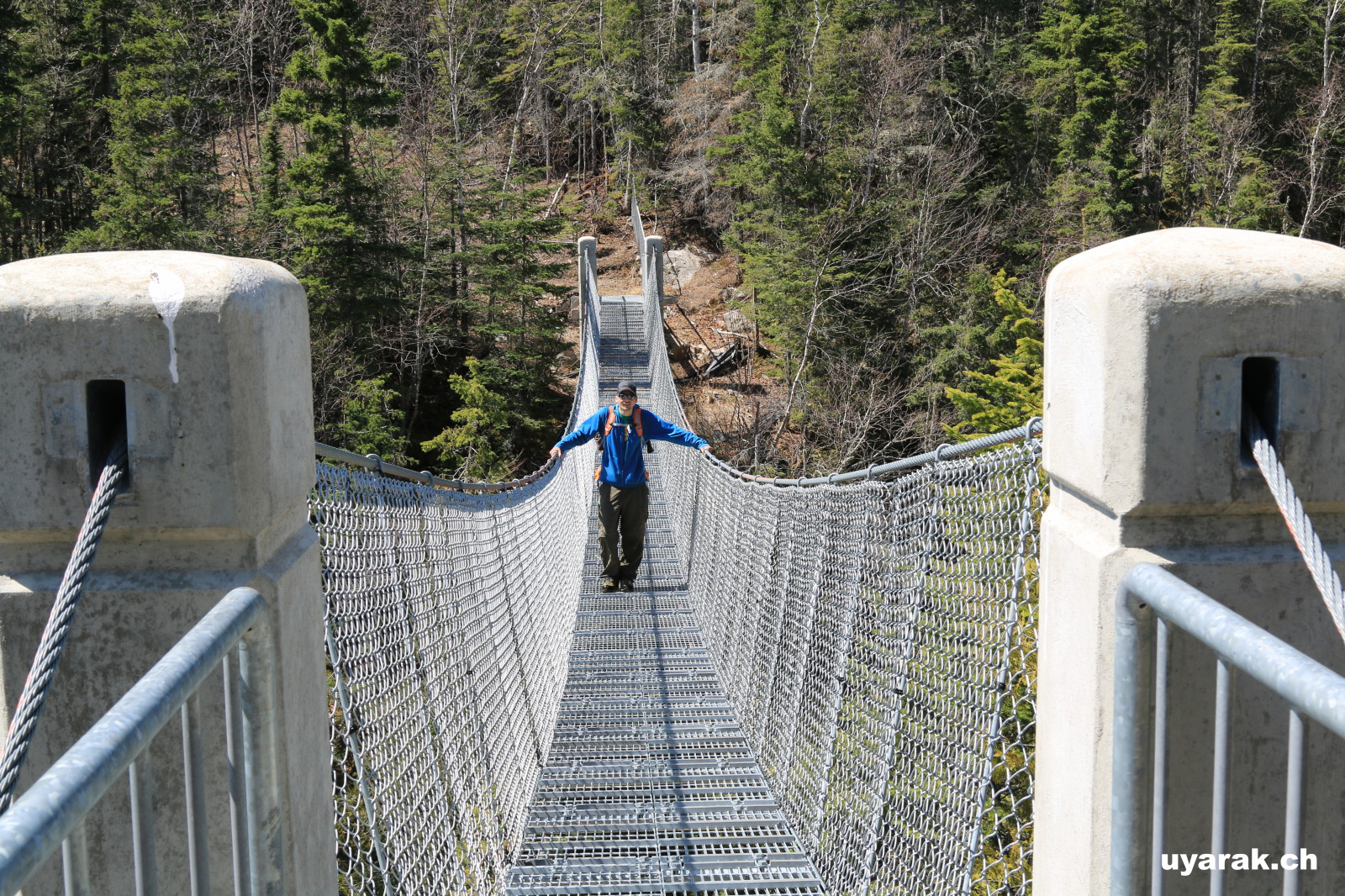 White River Suspension Bridge, Pukaskwa NP