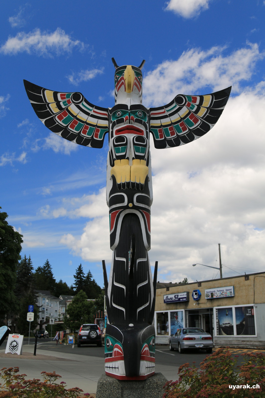 Totempfahl, Duncan, Vancouver Island, BC 