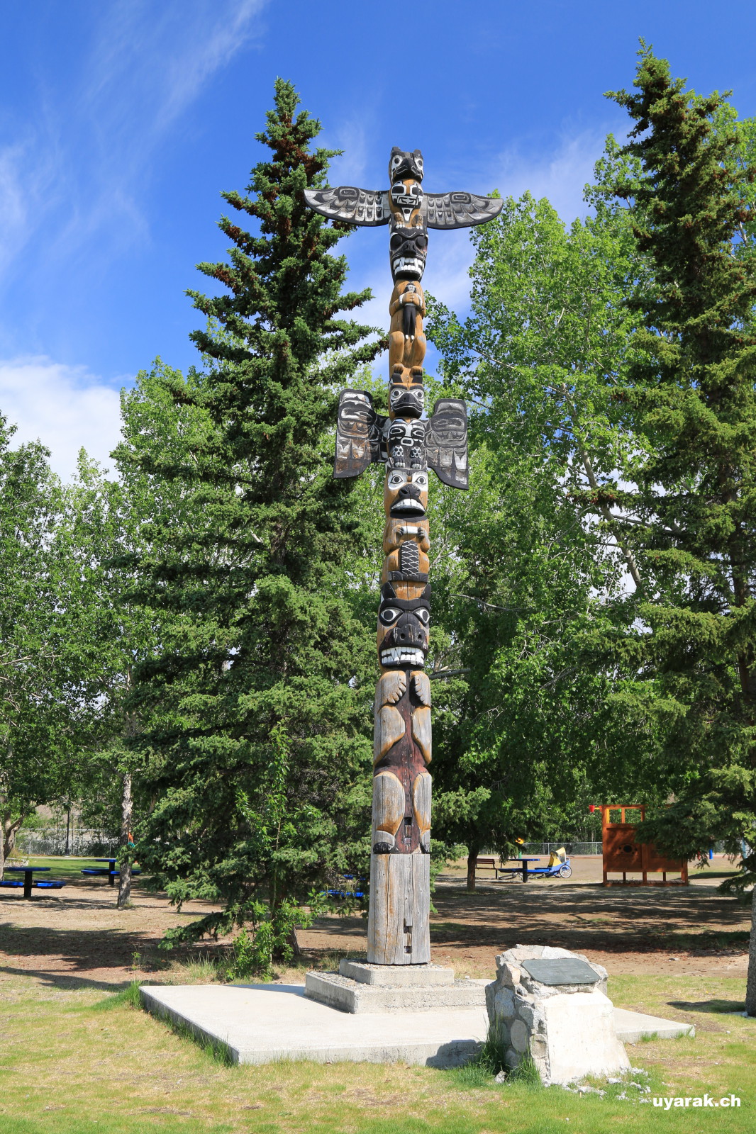 Totempfahl, Whitehorse, Yukon