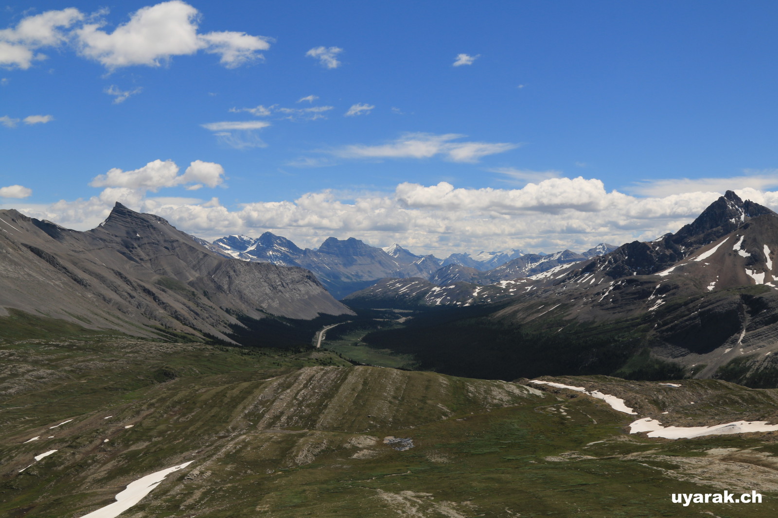 Blick vom Mount Wilcox Richtung Banff National Park 