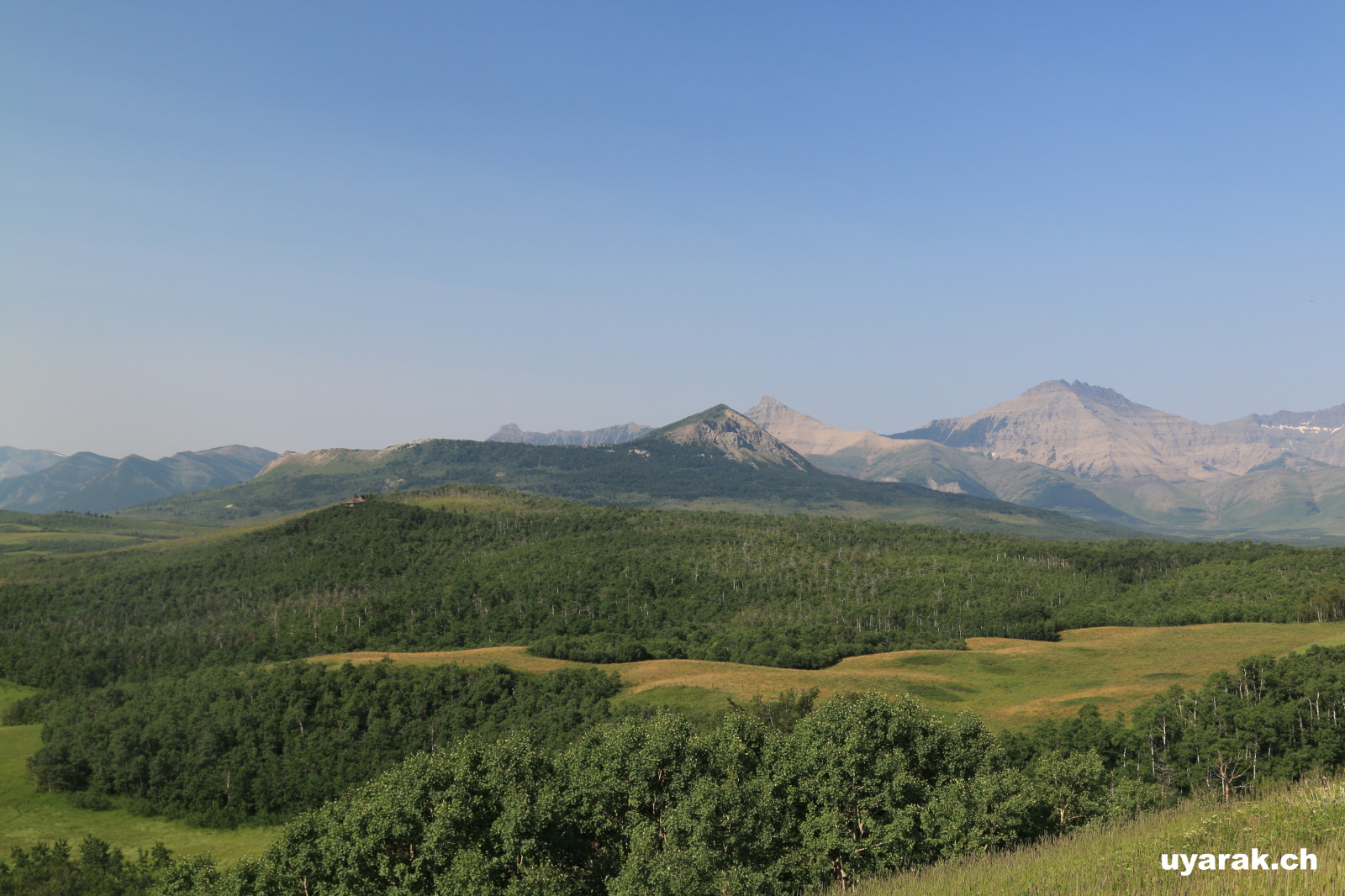 Auf Highway 6 Richtung Süden, Alberta 