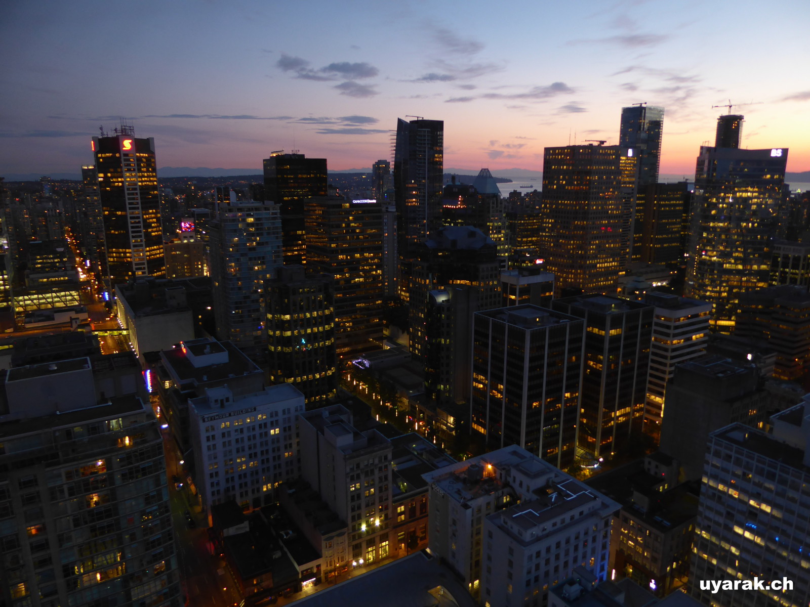 Blick vom Sun Tower auf Downtown Vancouver 