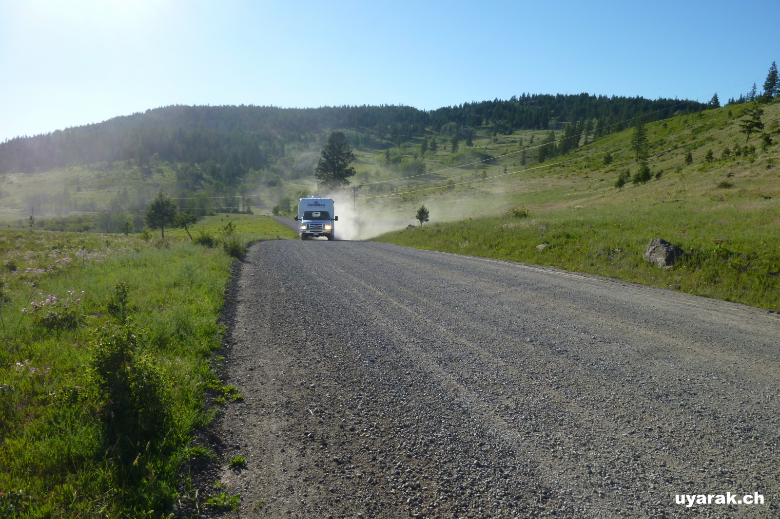 Unterwegs auf der Kane Valley Road, BC 