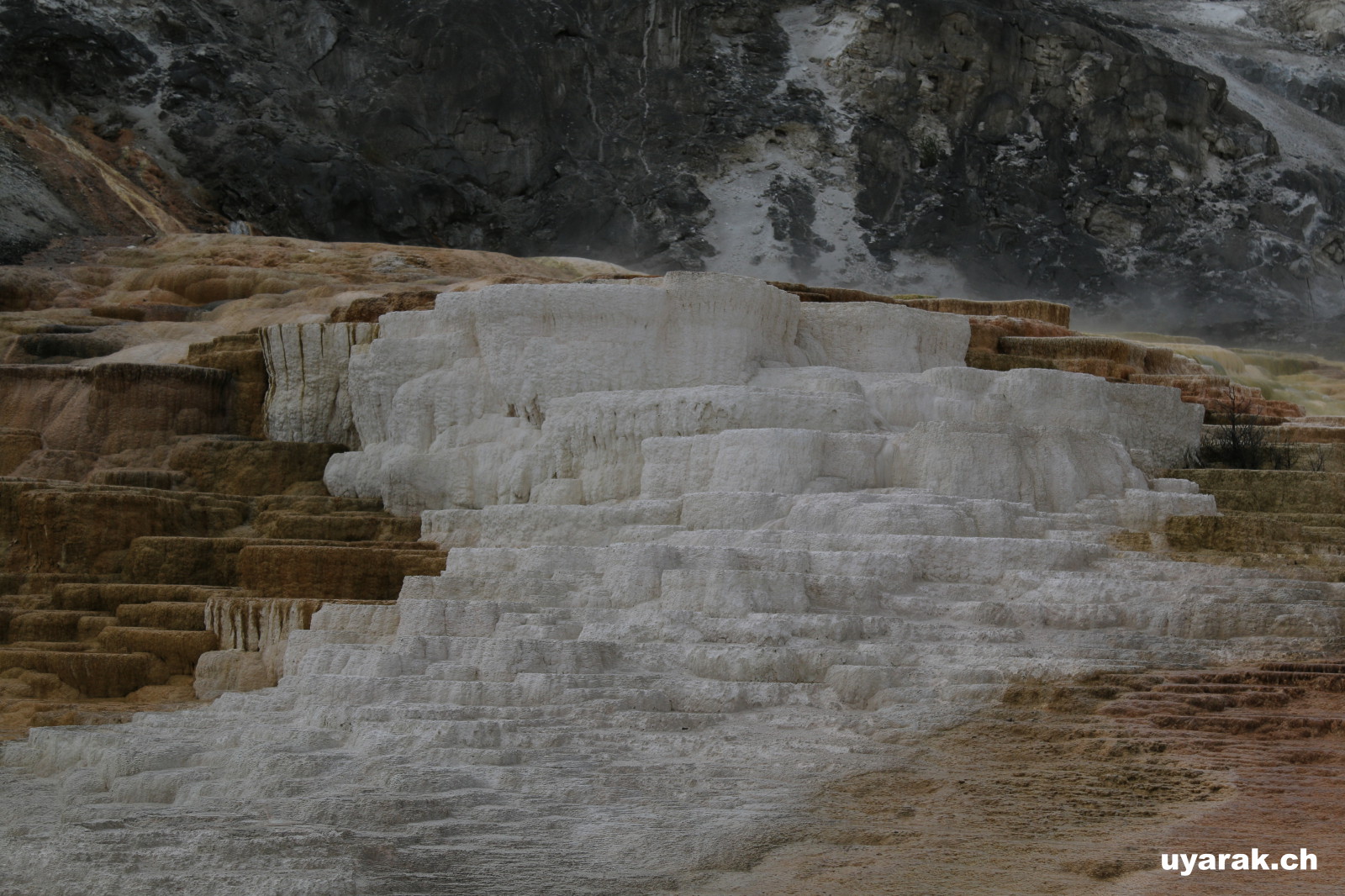Mammoth Hot Springs, Yellowstone National Park, Wyoming 
