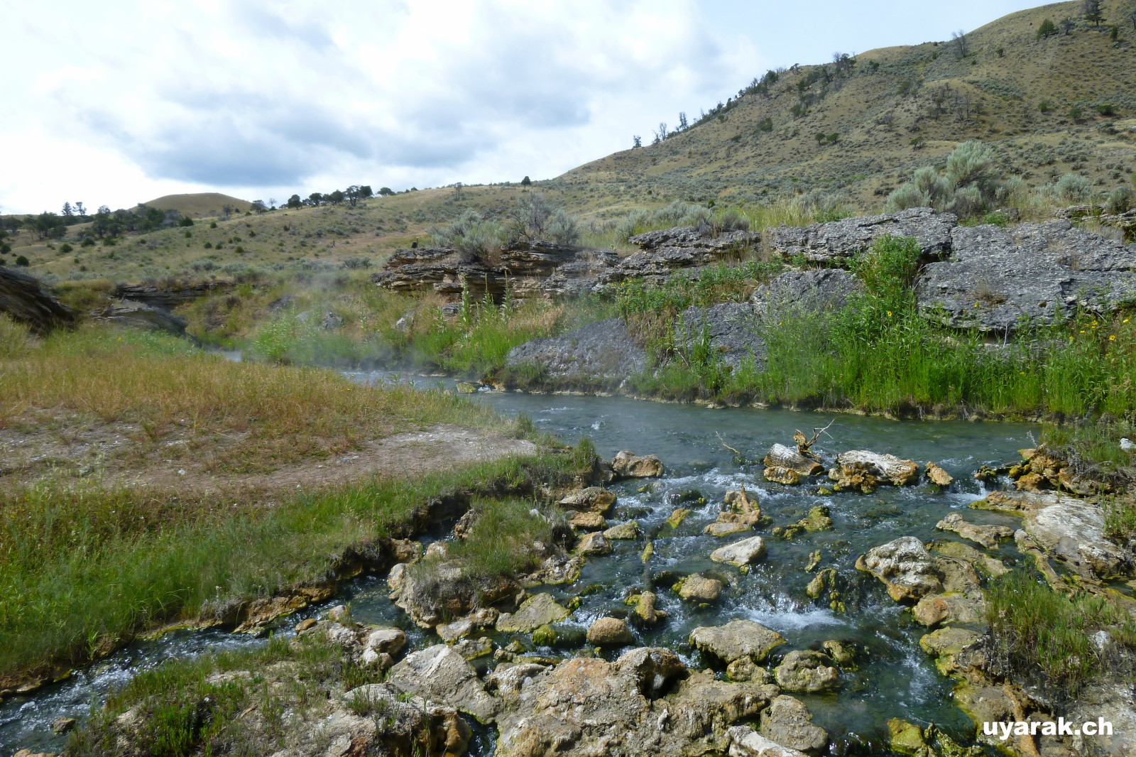 Boiling River, Yellowstone National Park, Wyoming 