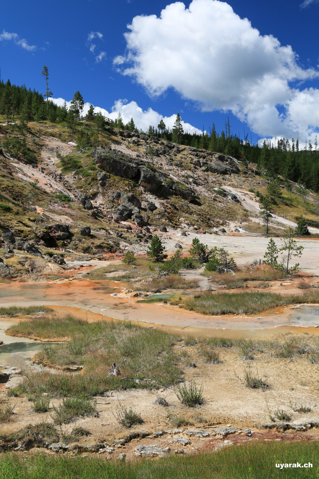 Artists Paintpots, Yellowstone National Park, Wyoming 