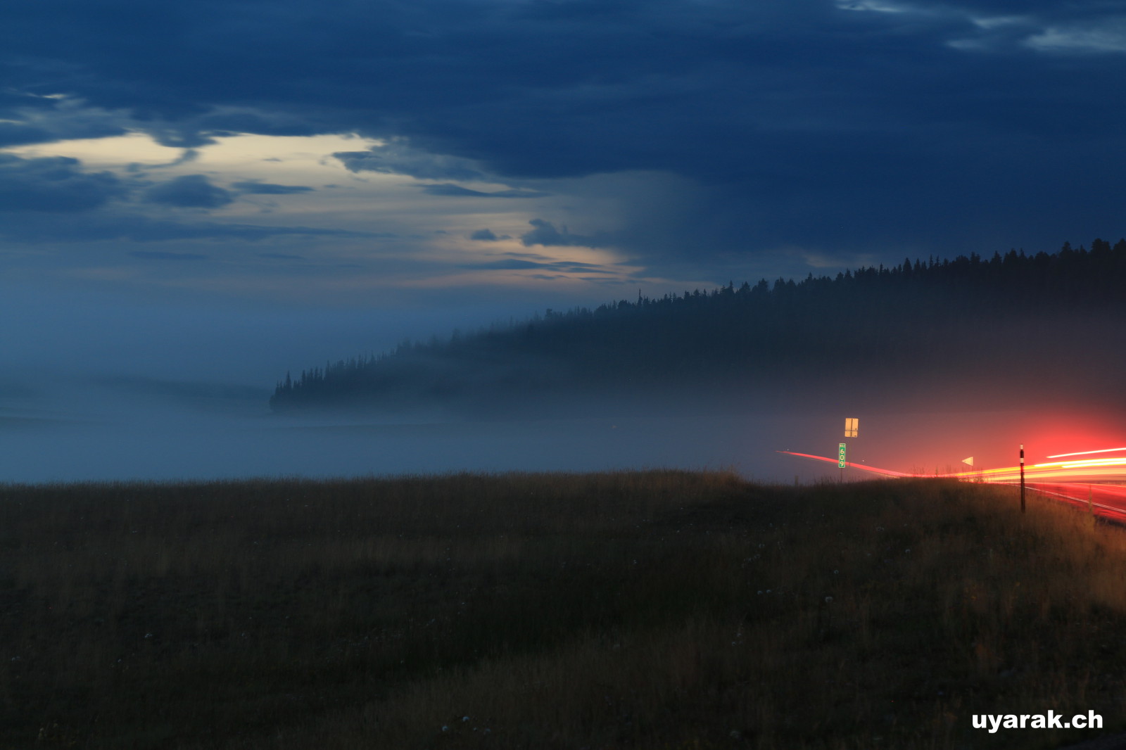 Nebel auf dem Kaibab Plateau, Arizona