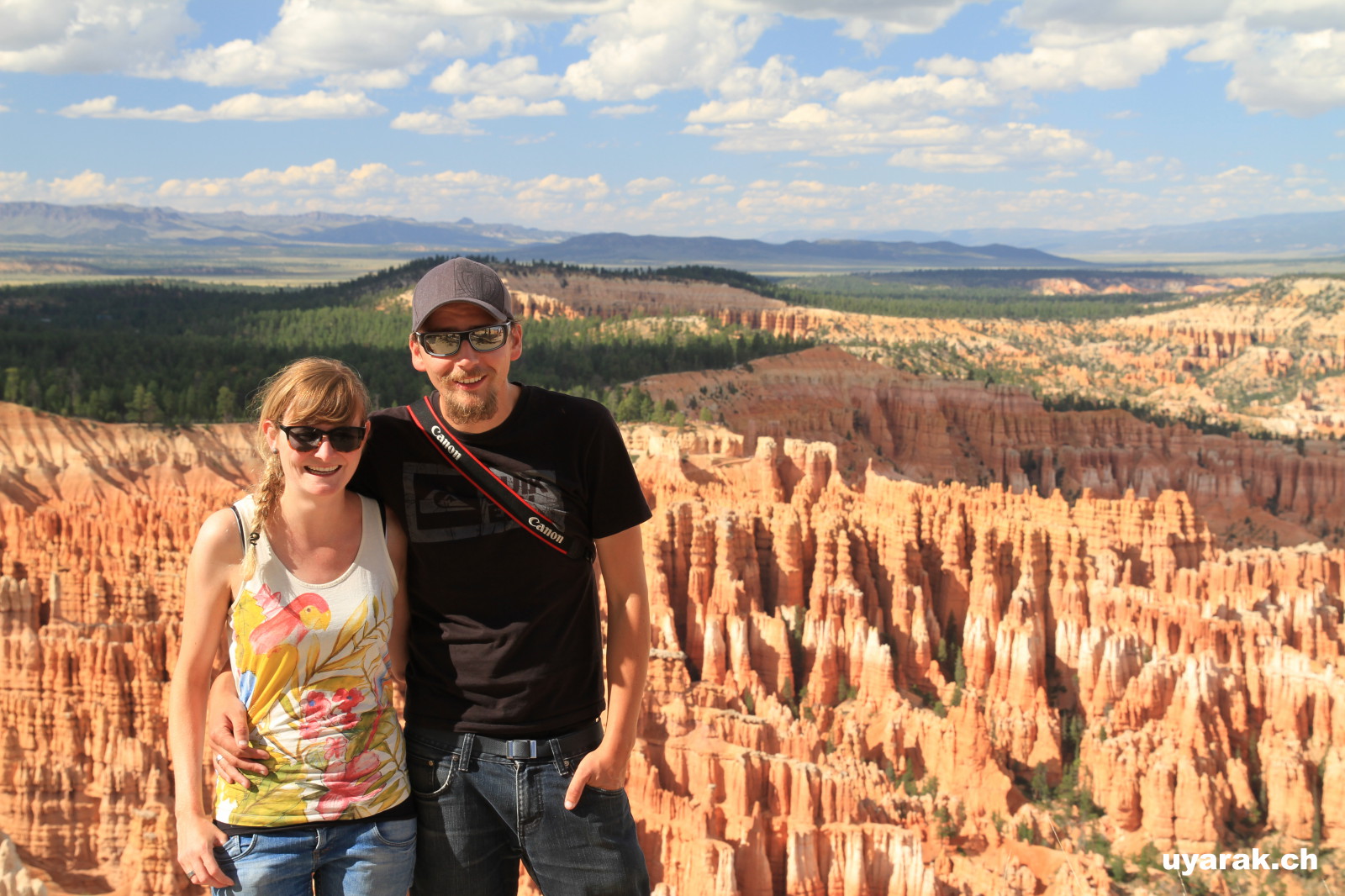 Am Inspiration Point, Bryce Canyon National Park, Utah