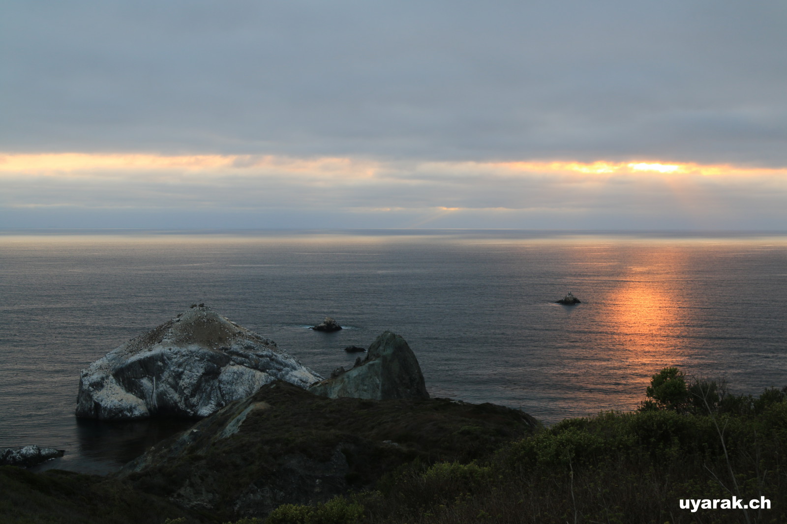 Abendstimmung am Highway 1, Los Padres National Forest, California