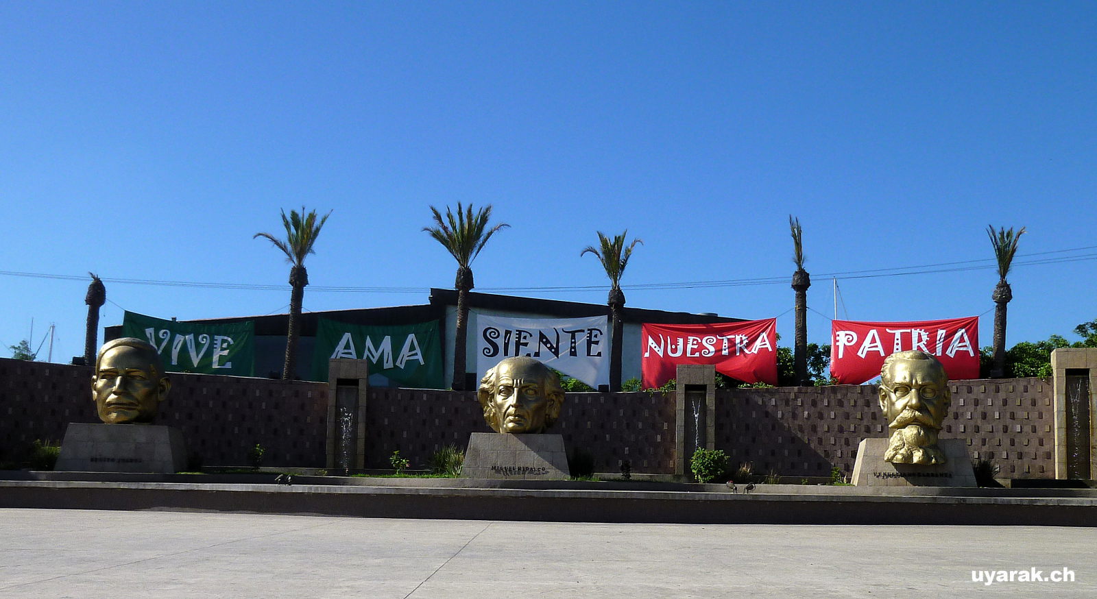 Plaza de Las Tres Cabezas, Ensenada, Baja California, Mexiko