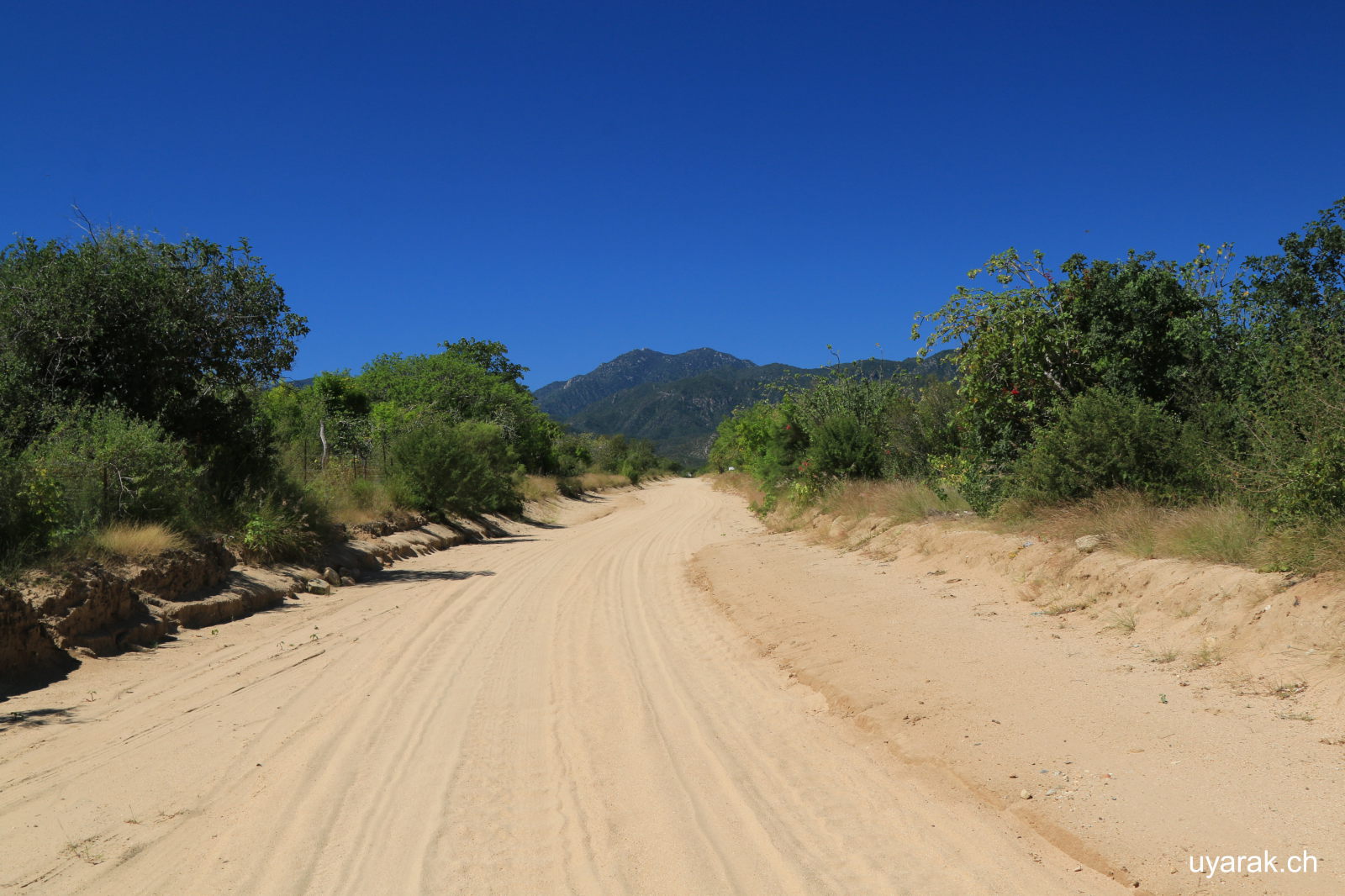 Unterwegs zum Cascada Sol de Mayo, Baja California Sur, Mexiko