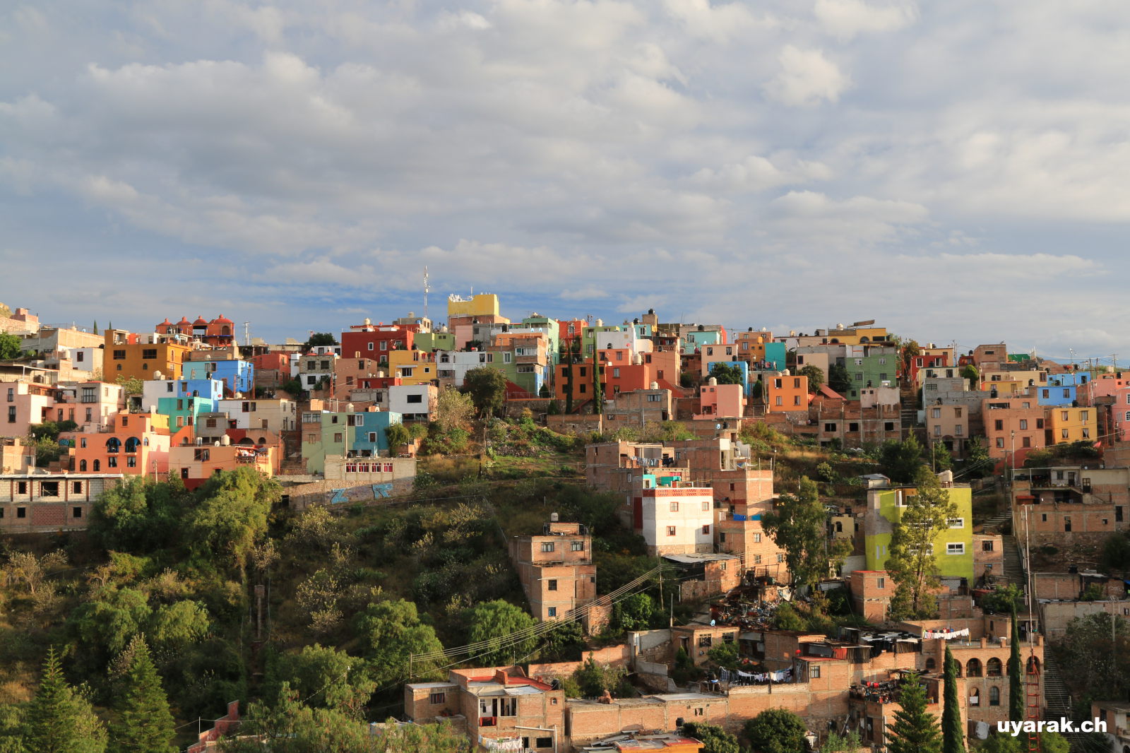 Guanajuato kurz vor Sonnenuntergang, Guanajuato, Mexiko