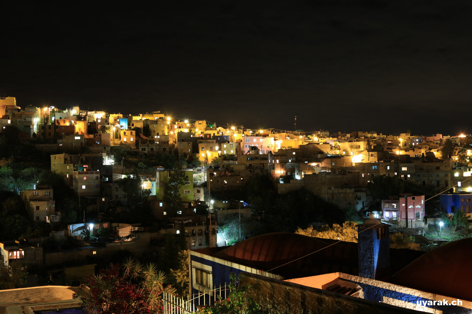 Guanajuato bei Nacht, Guanajuato, Mexiko