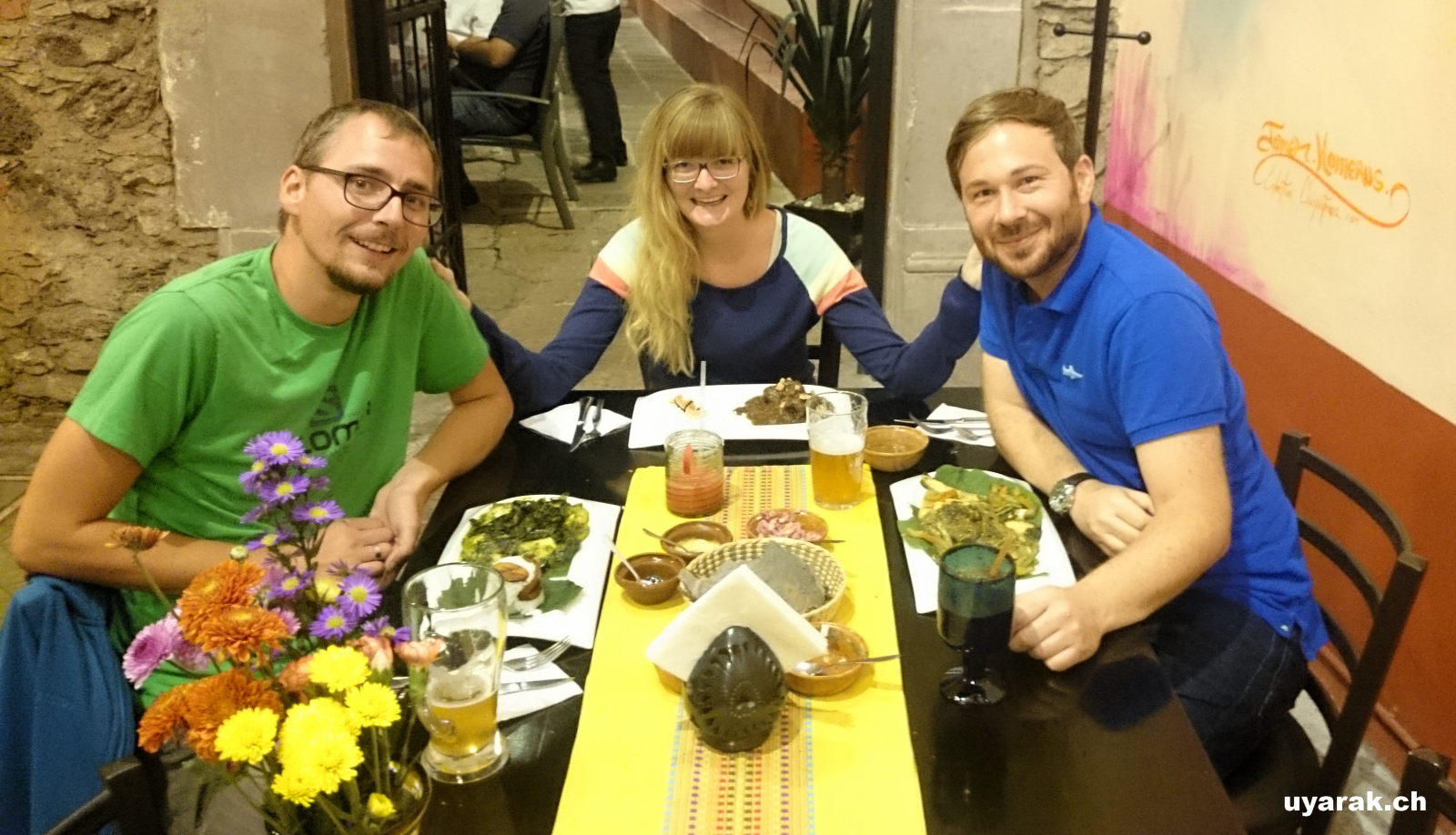 Abendessen in Santiago de Querétaro, Mexiko