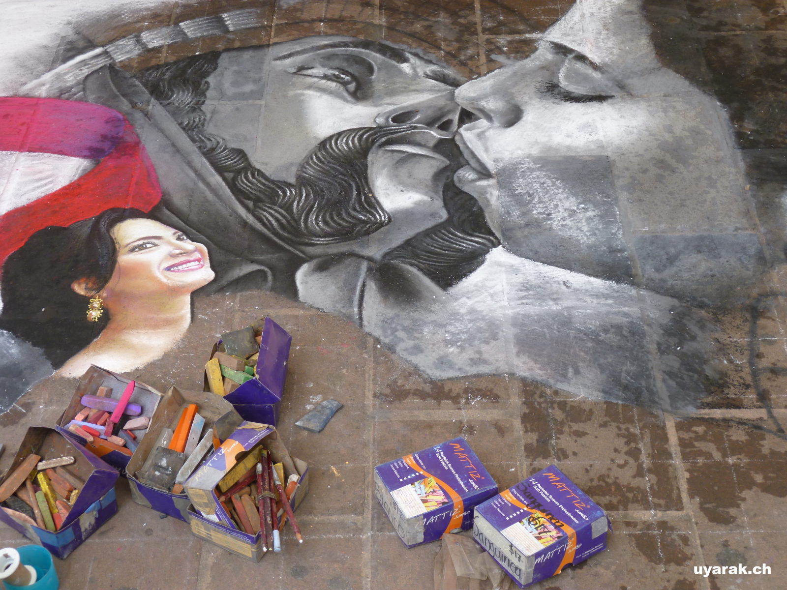 Strassenkunst in San Cristobal de las Casas, Chiapas, Mexiko