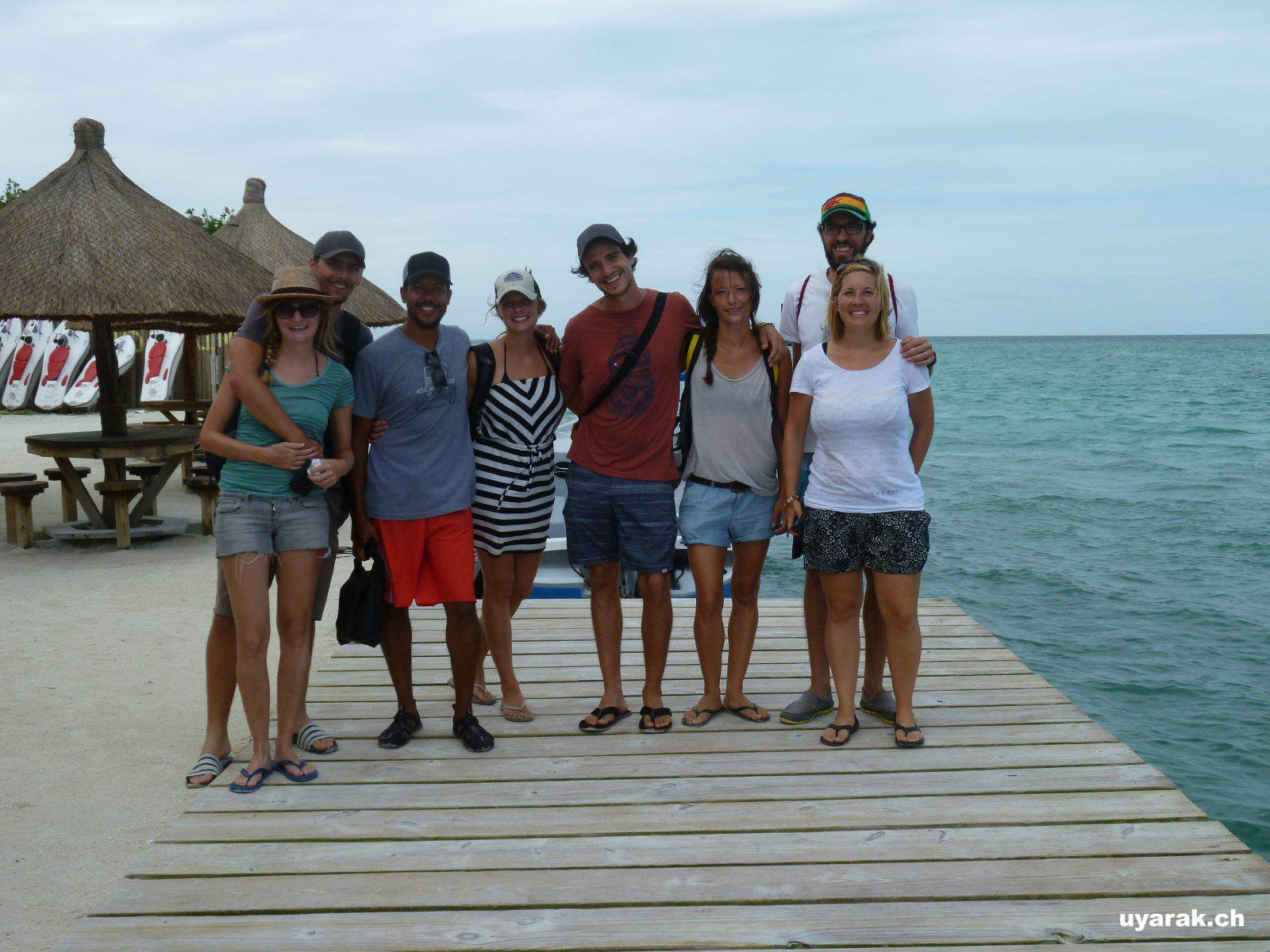 Fabienne, Christian, Paula, Constantin, Taisa, Ernesto, Martin, Fränzi (v.r.n.l.)