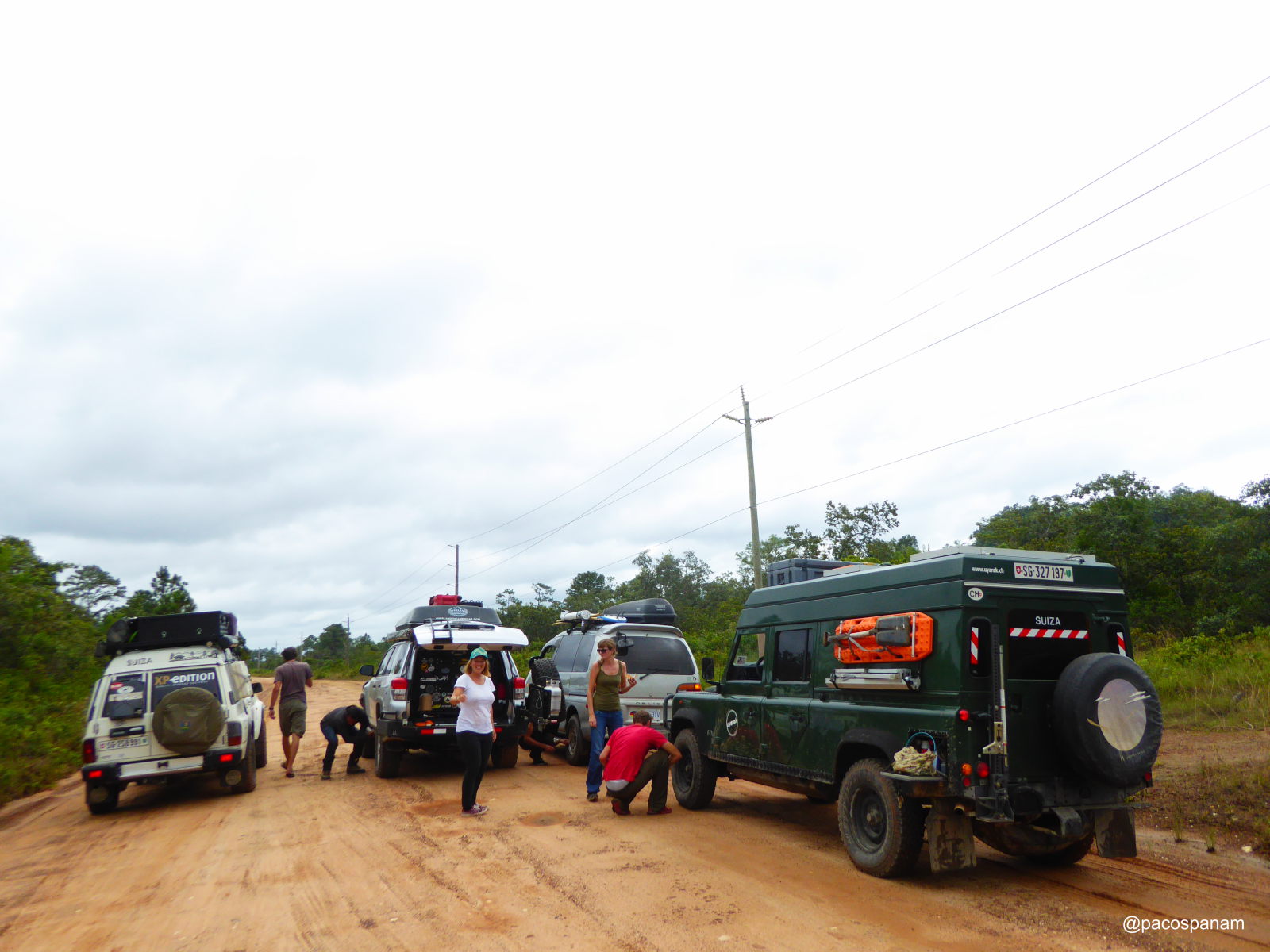 Luftdruck reduzieren für die Manatee Road