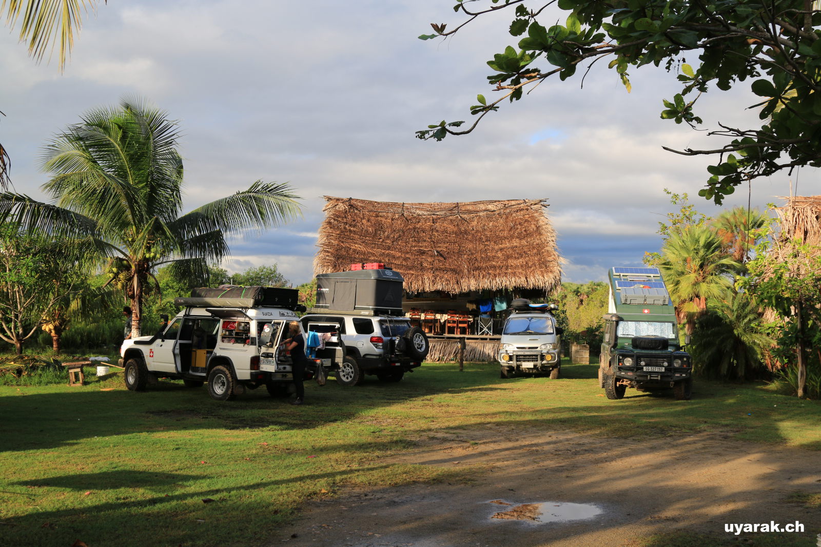 Camping in Hopkins, Belize
