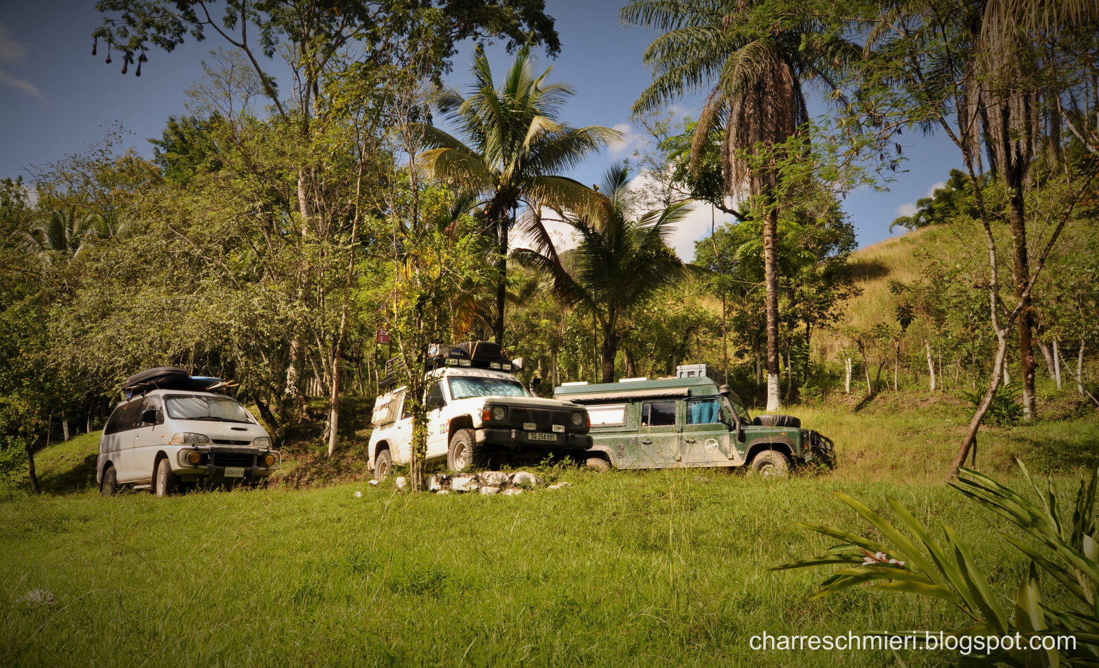 Camping in Lanquín, Guatemala