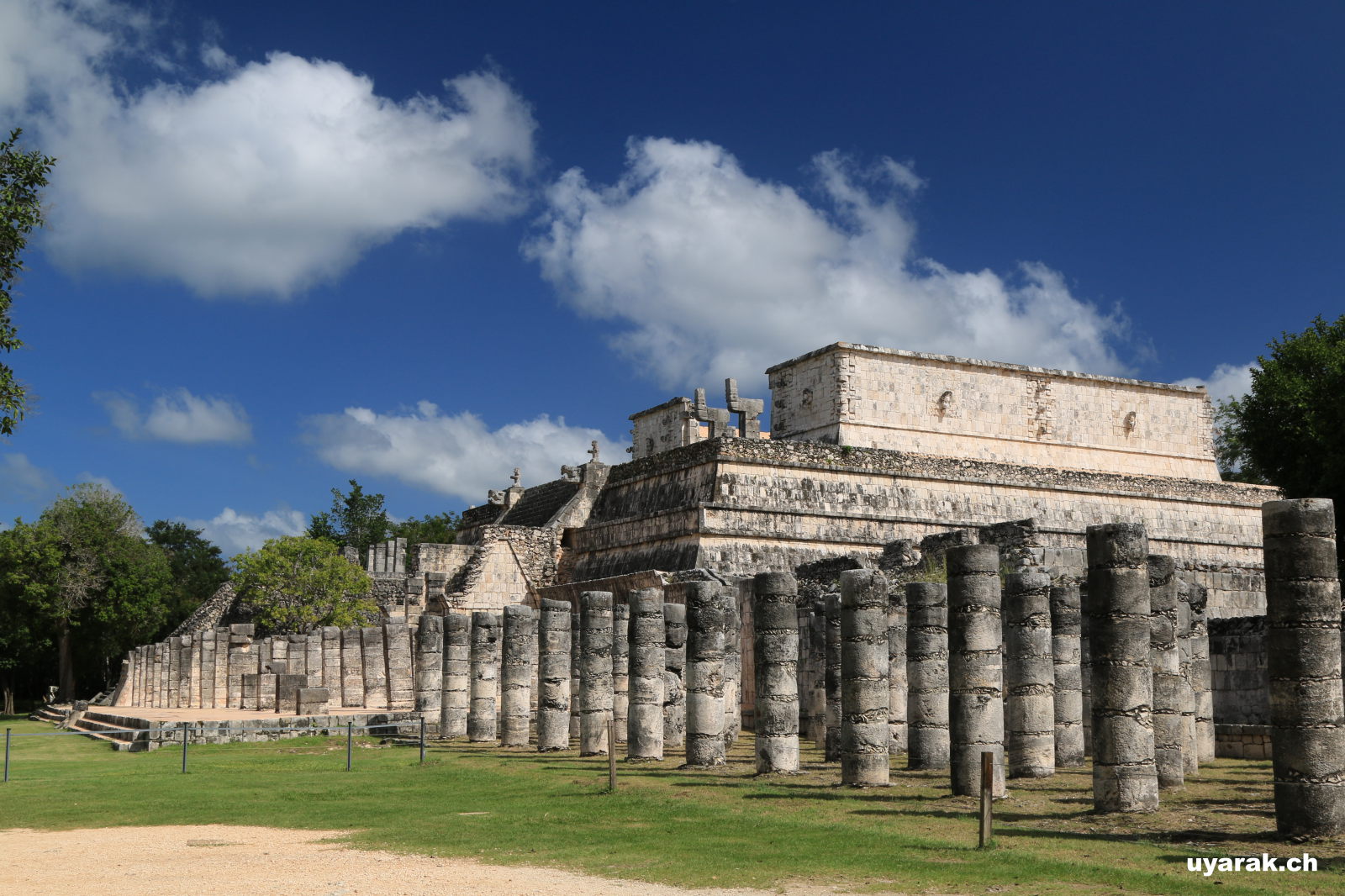 Columnata Norte, Chichén Itzá, Yucatan, Mexiko