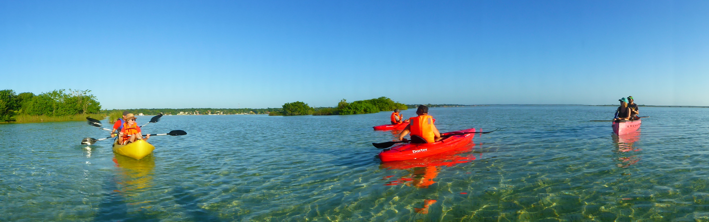 Laguna Bacalar, Quintana Roo, Mexiko