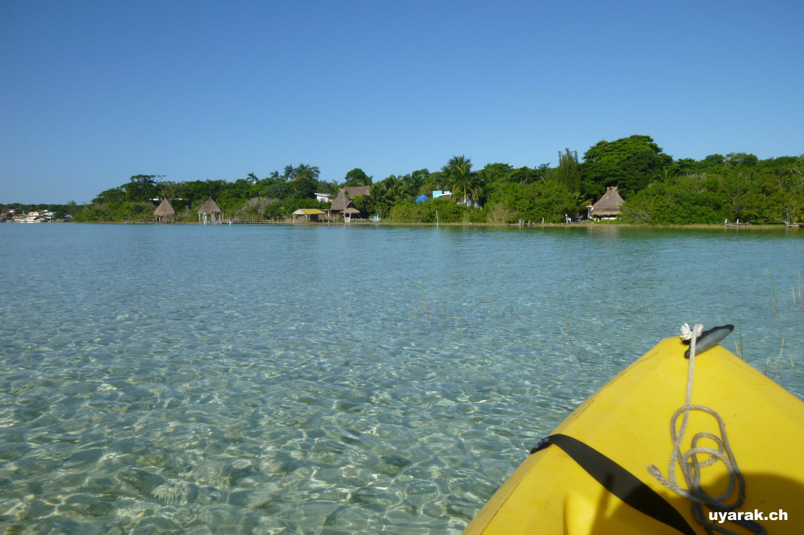 Laguna Bacalar, Quintana Roo, Mexiko