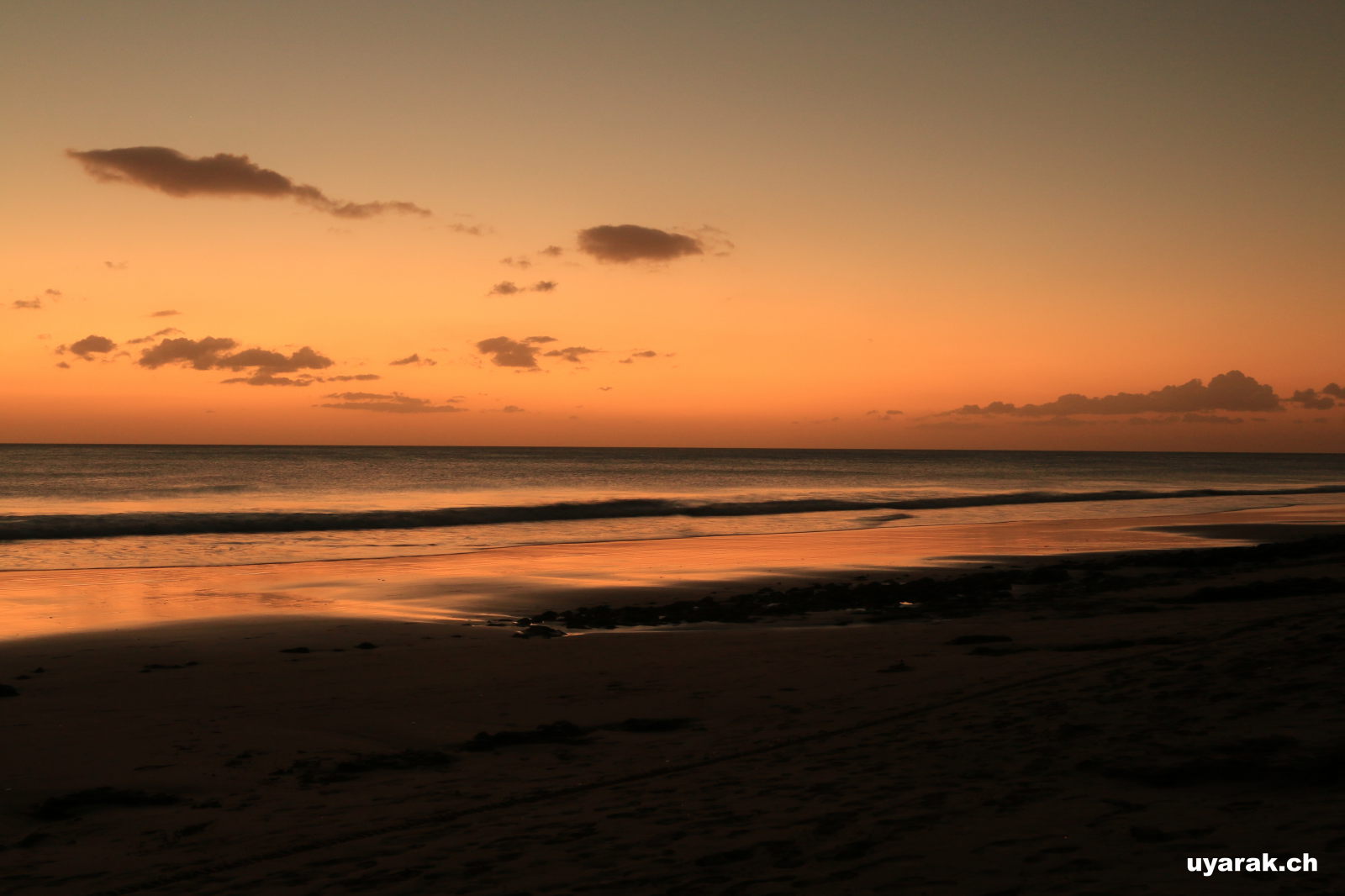 Sonnenuntergang am Playa Jiquelite