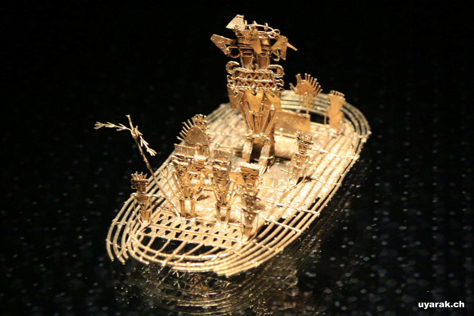 Balsa Muisca, Museo del Oro, Bogotá, Kolumbien 