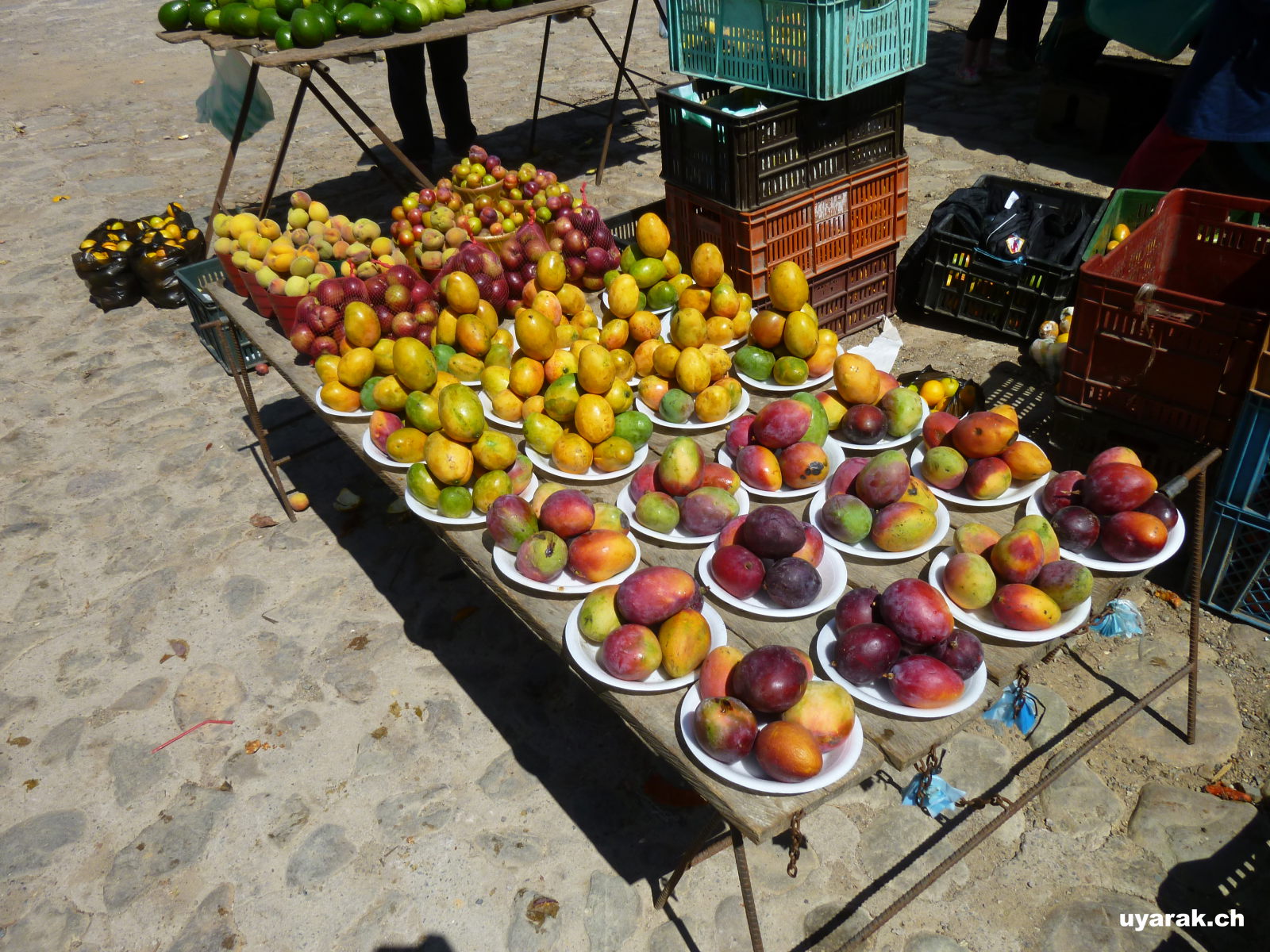 Markt in Villa de Leyva, Kolumbien 