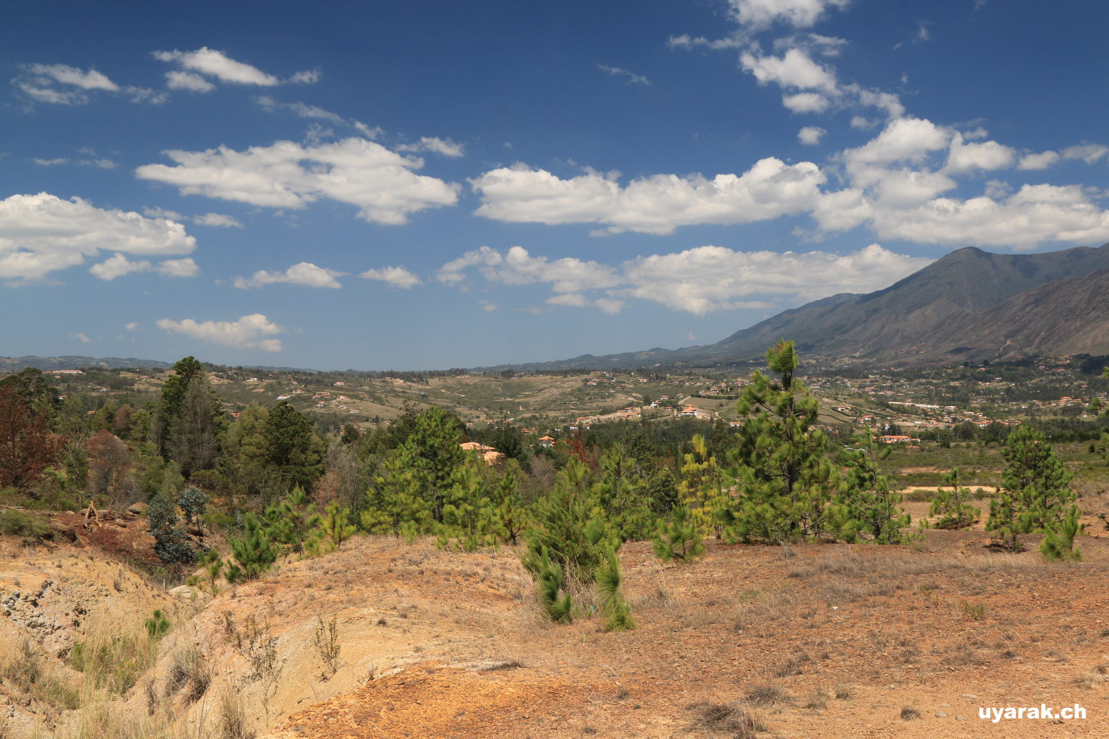Kleine Wanderung bei Villa de Leyva, Kolumbien 