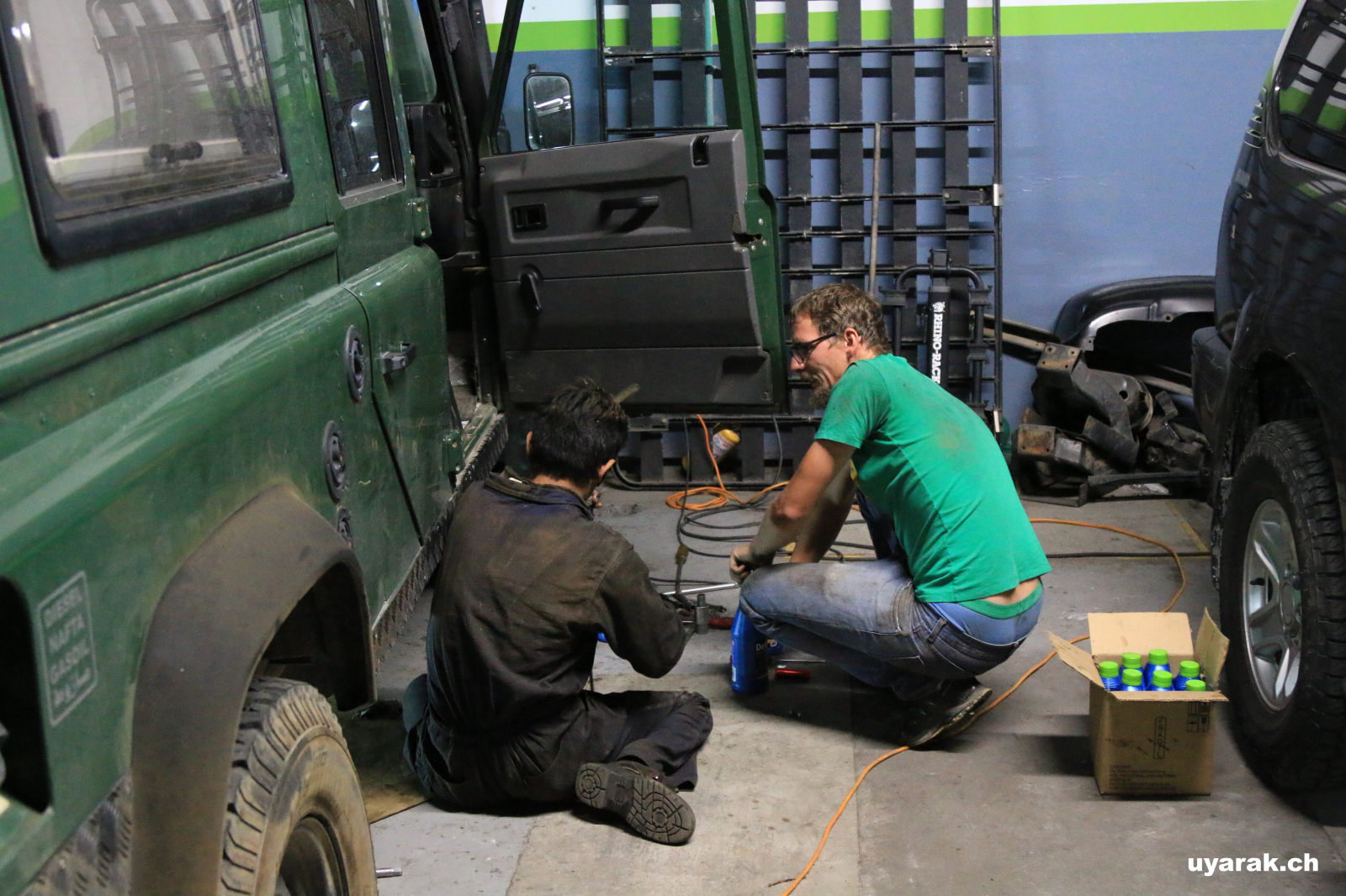 Werkstattaufenthalt bei Iguana 4x4 in Bogotá, Kolumbien 