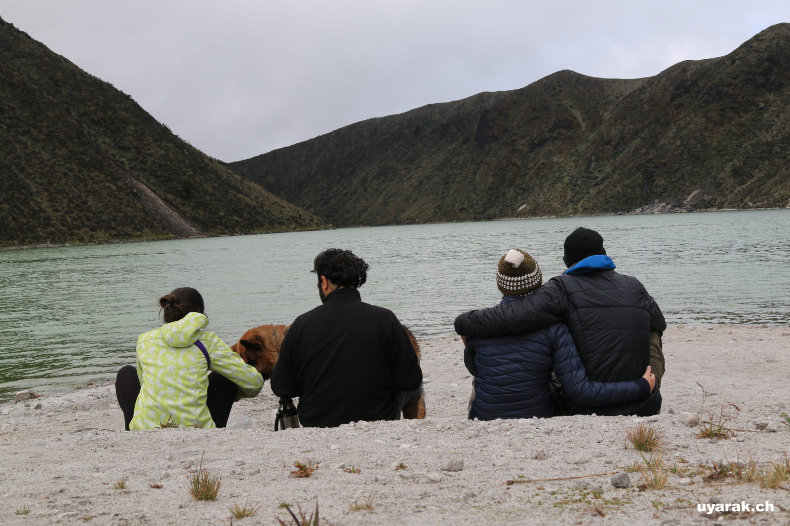 Wanderung zur Laguna Verde, Volcán Azufral, Kolumbien 