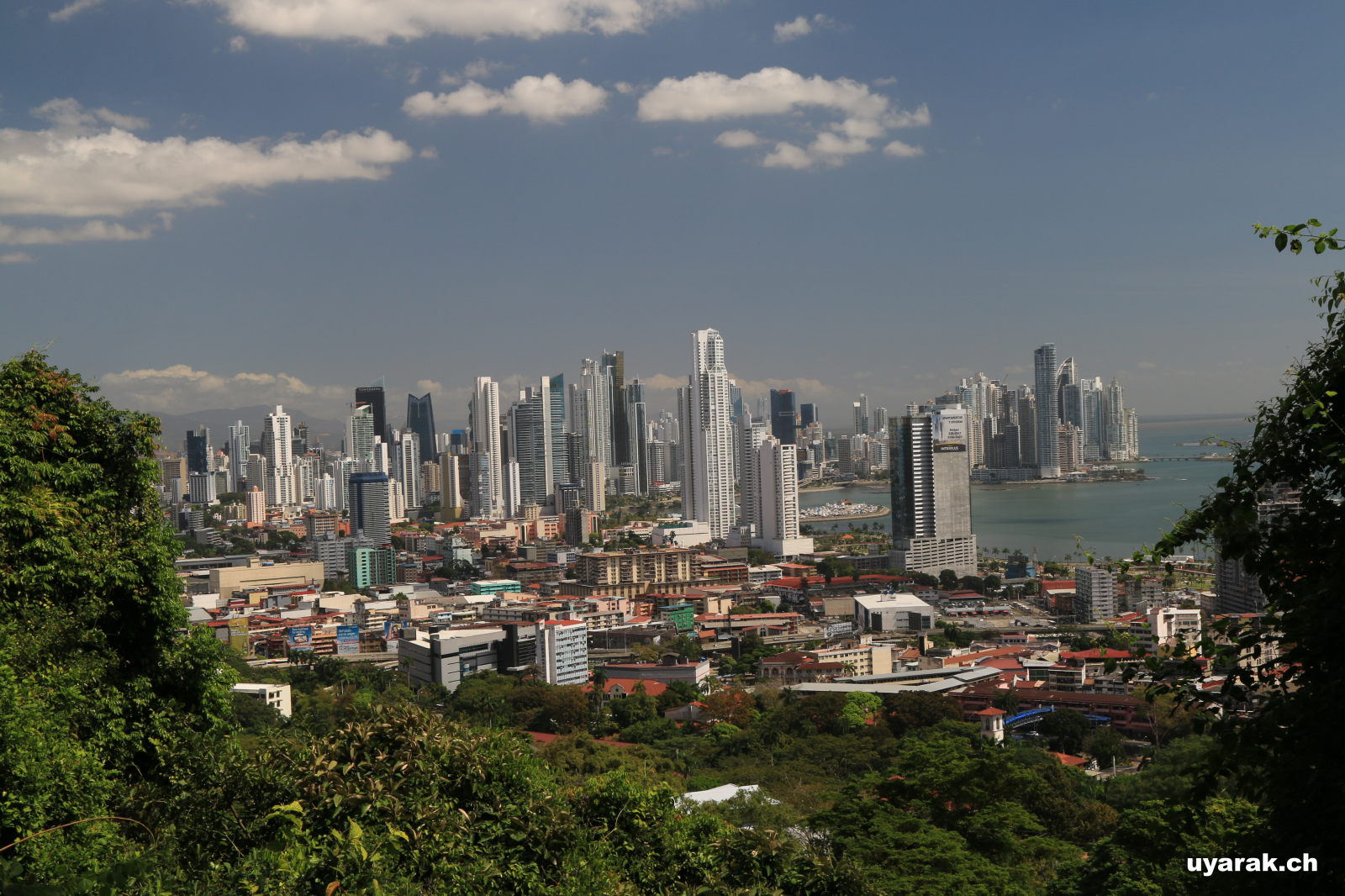 Blick vom Cerro Ancón auf Panama City 