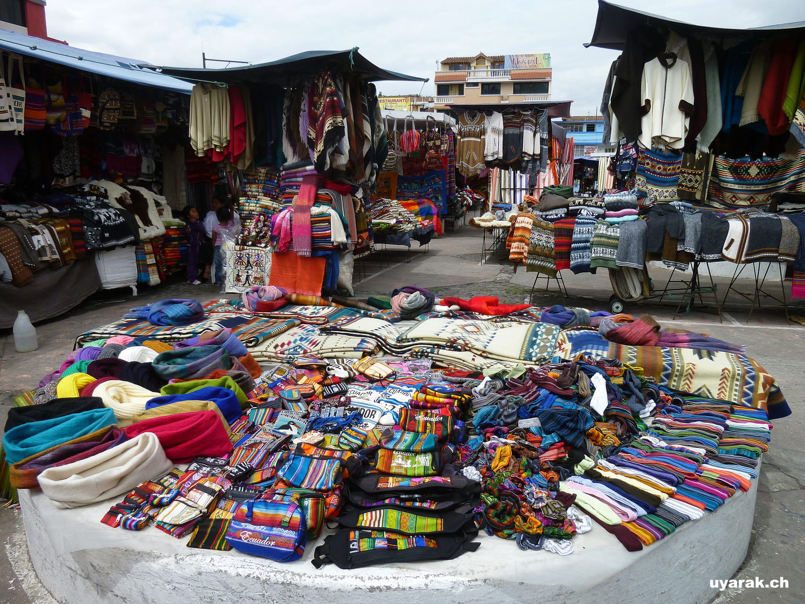 Auf dem Markt in Otavalo, Ecuador 