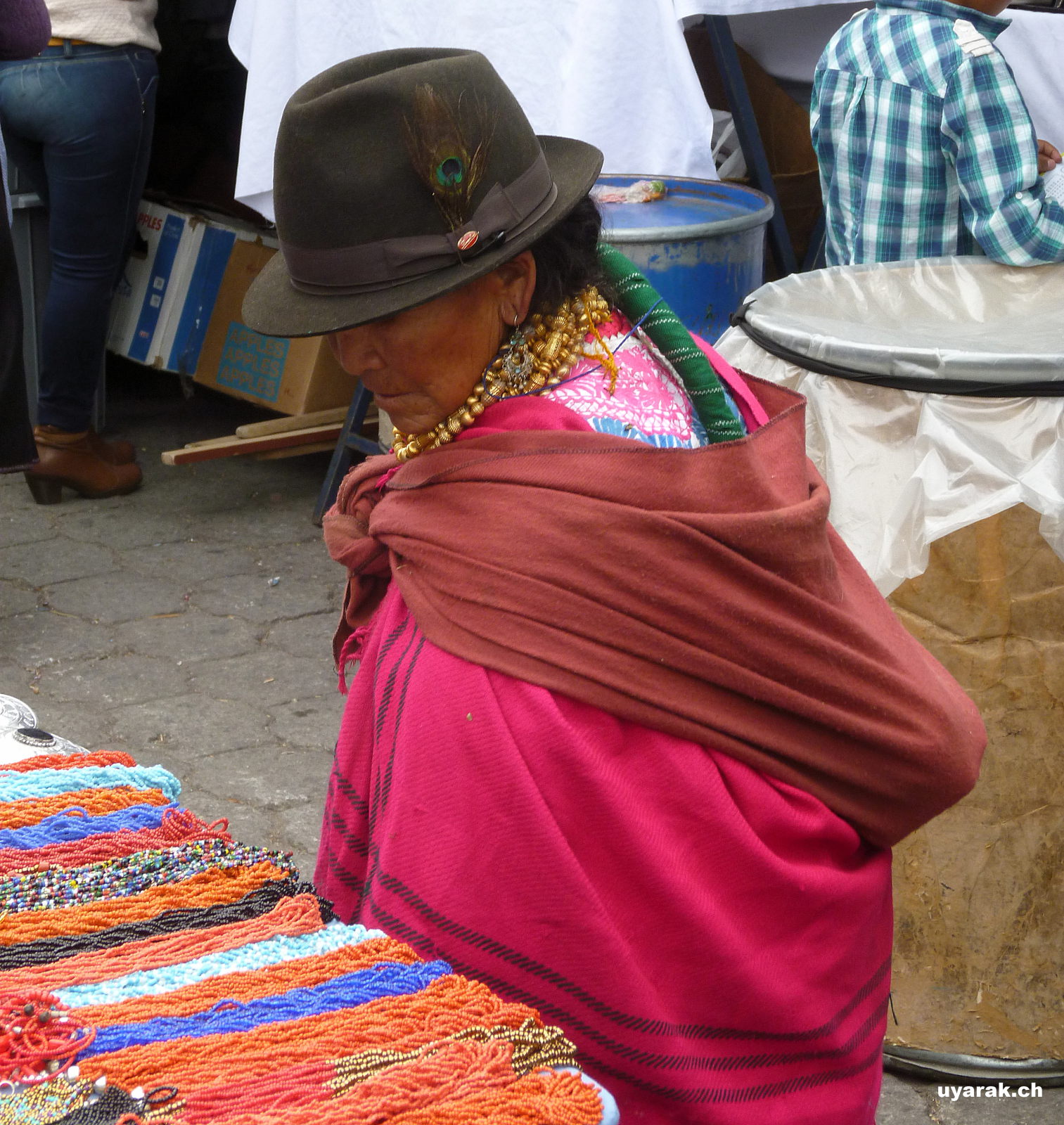 Auf dem Markt in Otavalo, Ecuador 