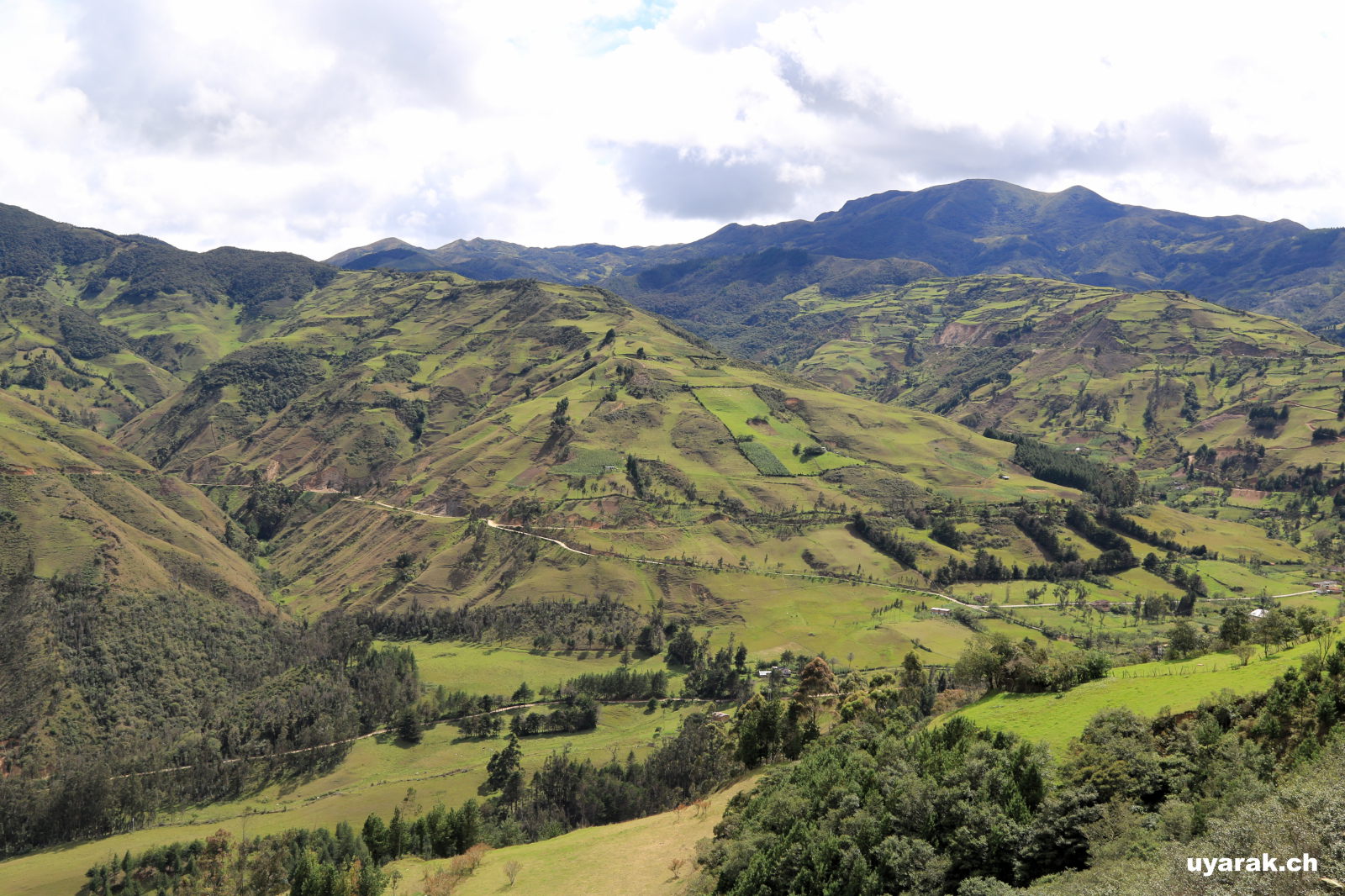 Unterwegs durch die Berge nach Loja, Ecuador 