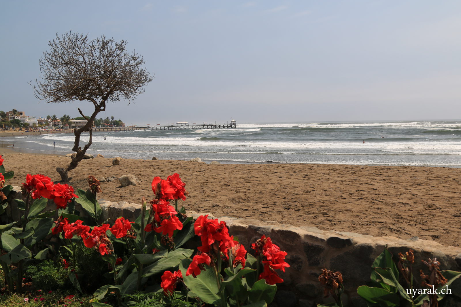 Strand von Huanchaco, Peru